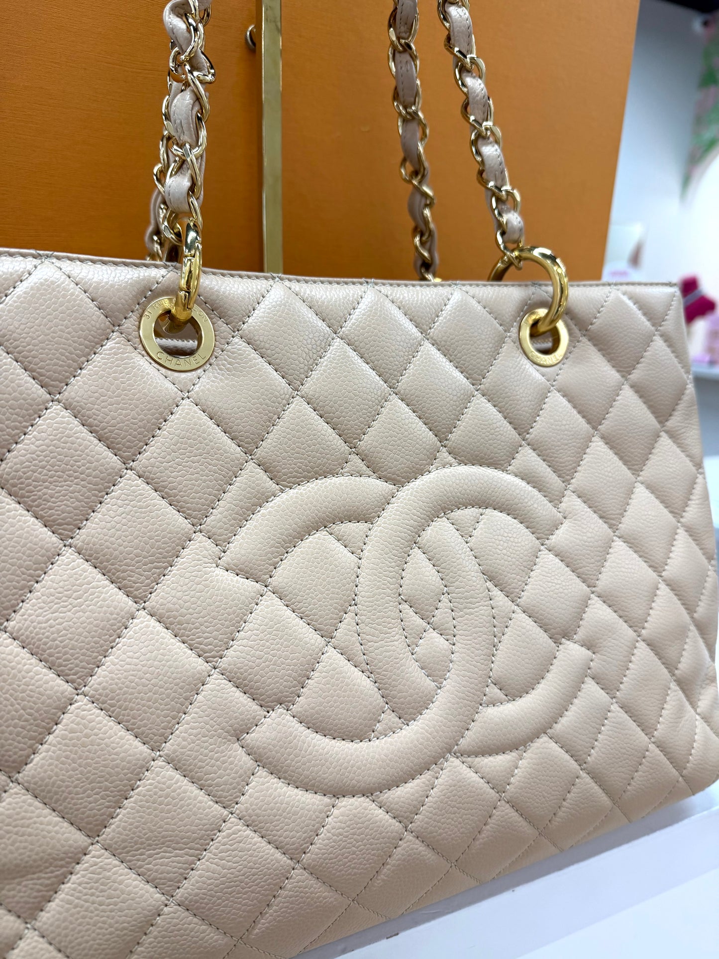 Chanel GST Light Beige