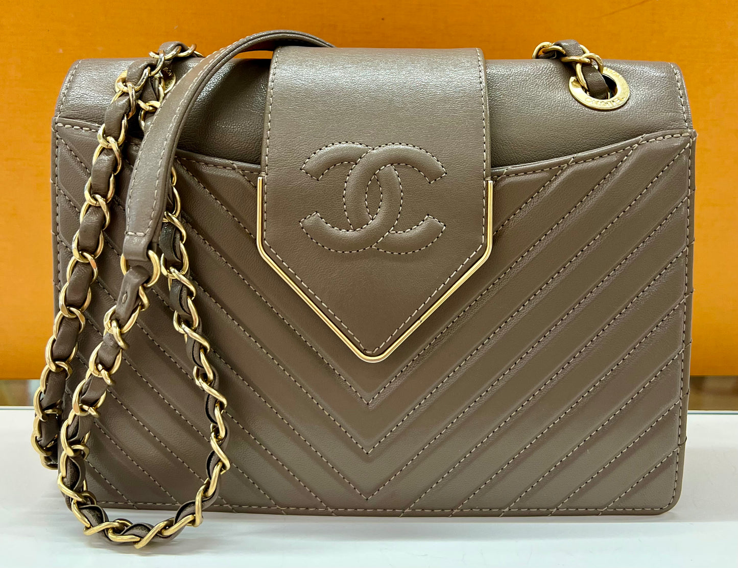 Chanel Chevron Flap Crossbody