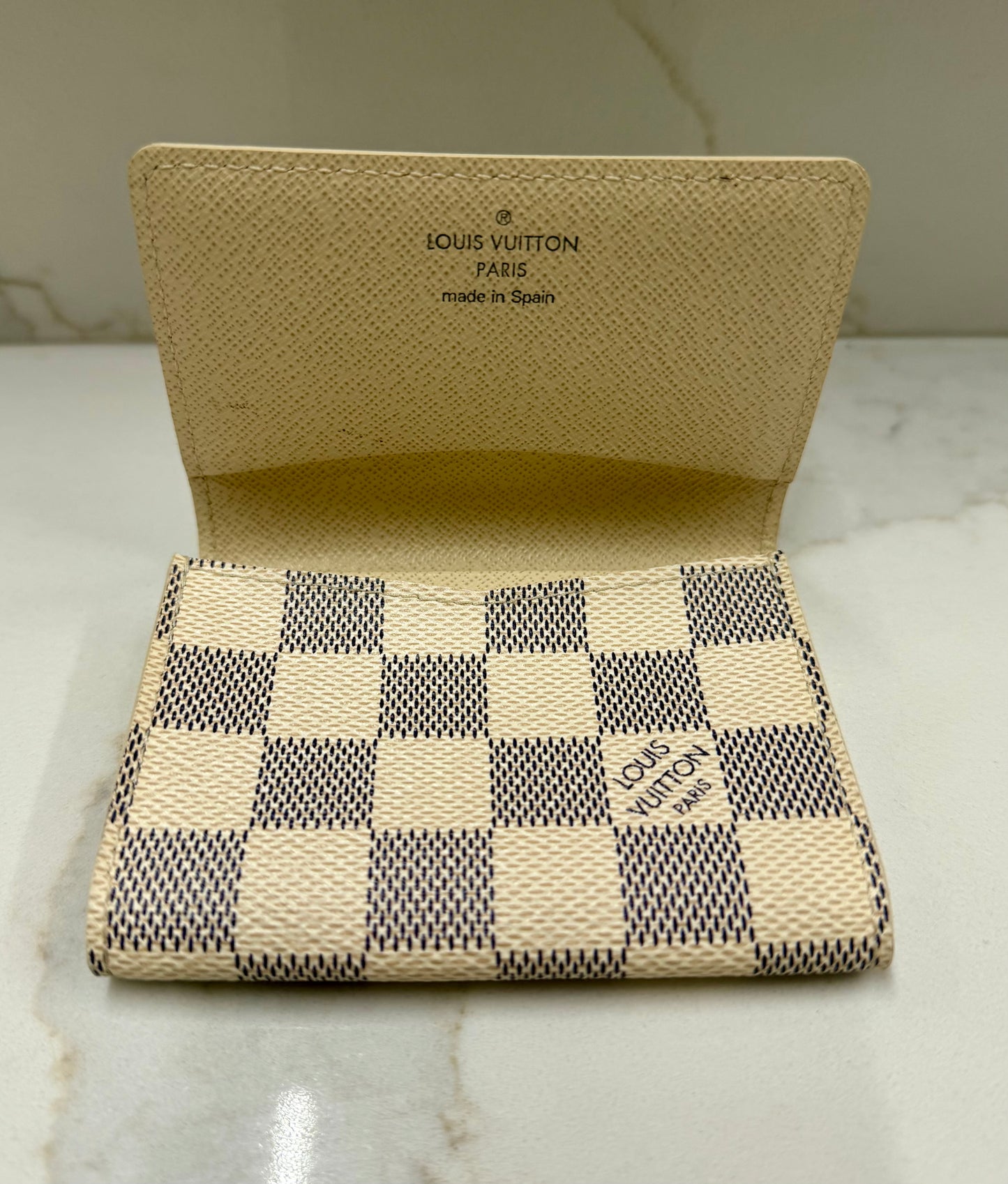 Damier Azur Card Holder