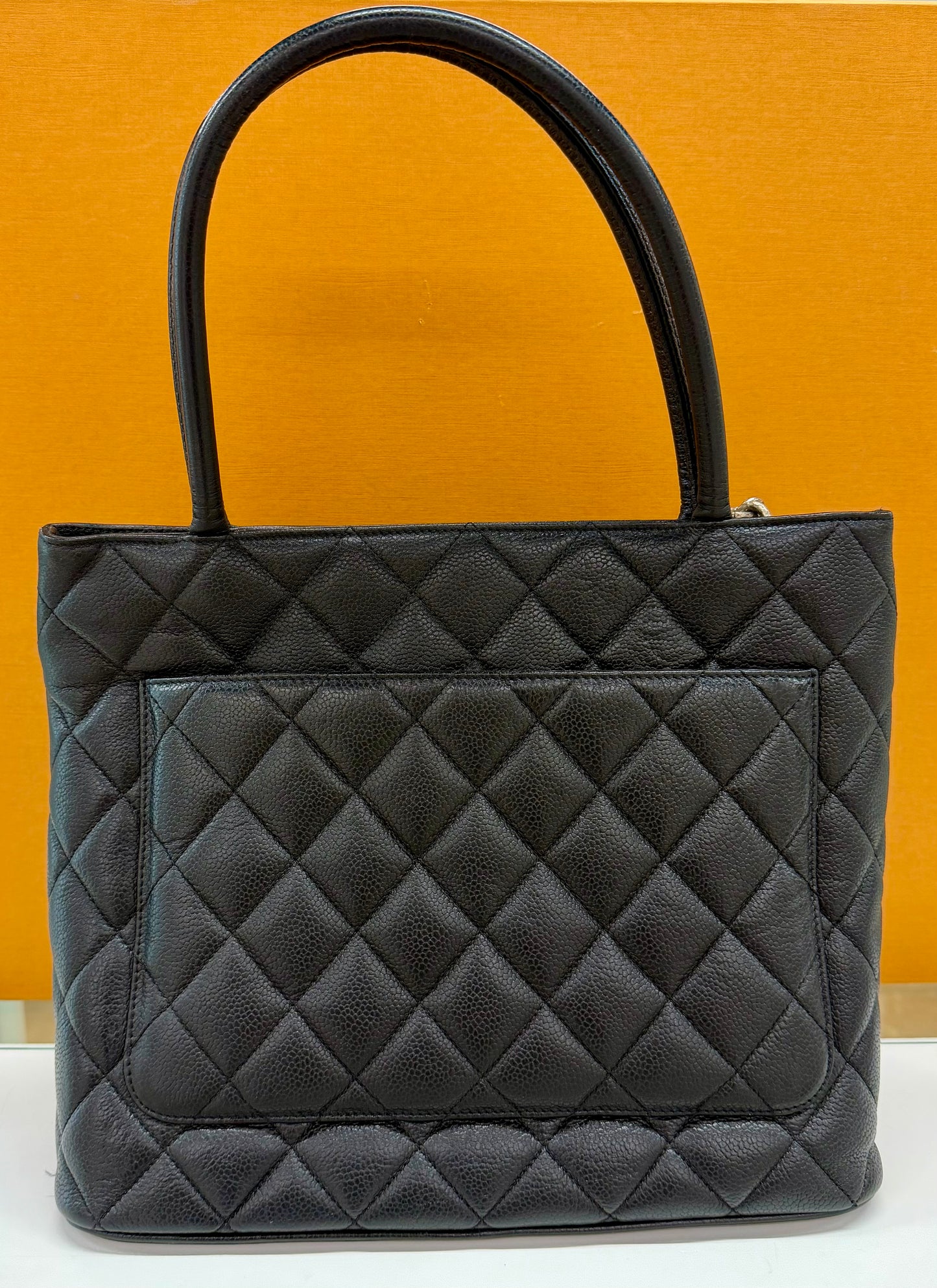 Chanel Medallion Black Antique Silver