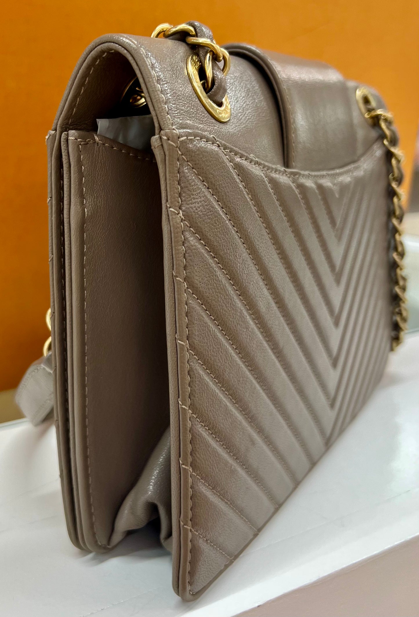 Chanel Chevron Flap Crossbody