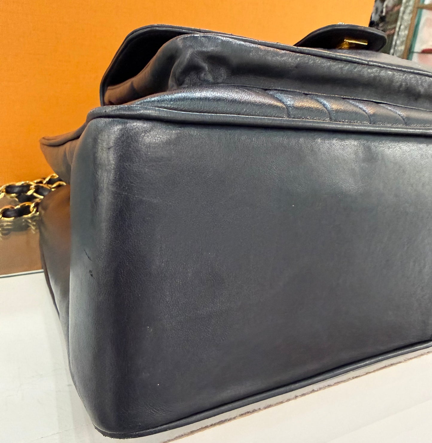 Chanel Vertical Quilted Pocket Tote