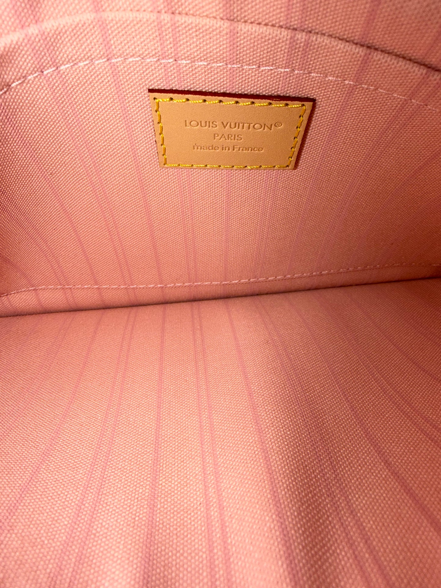 Wristlet Damier Azur/Pink