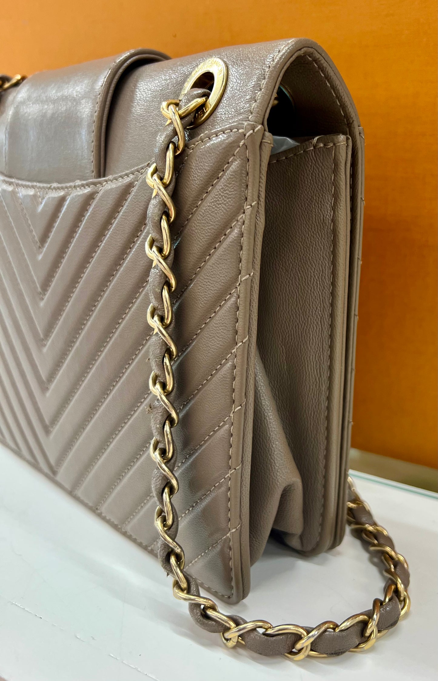 Chanel Chevron Flap Crossbody