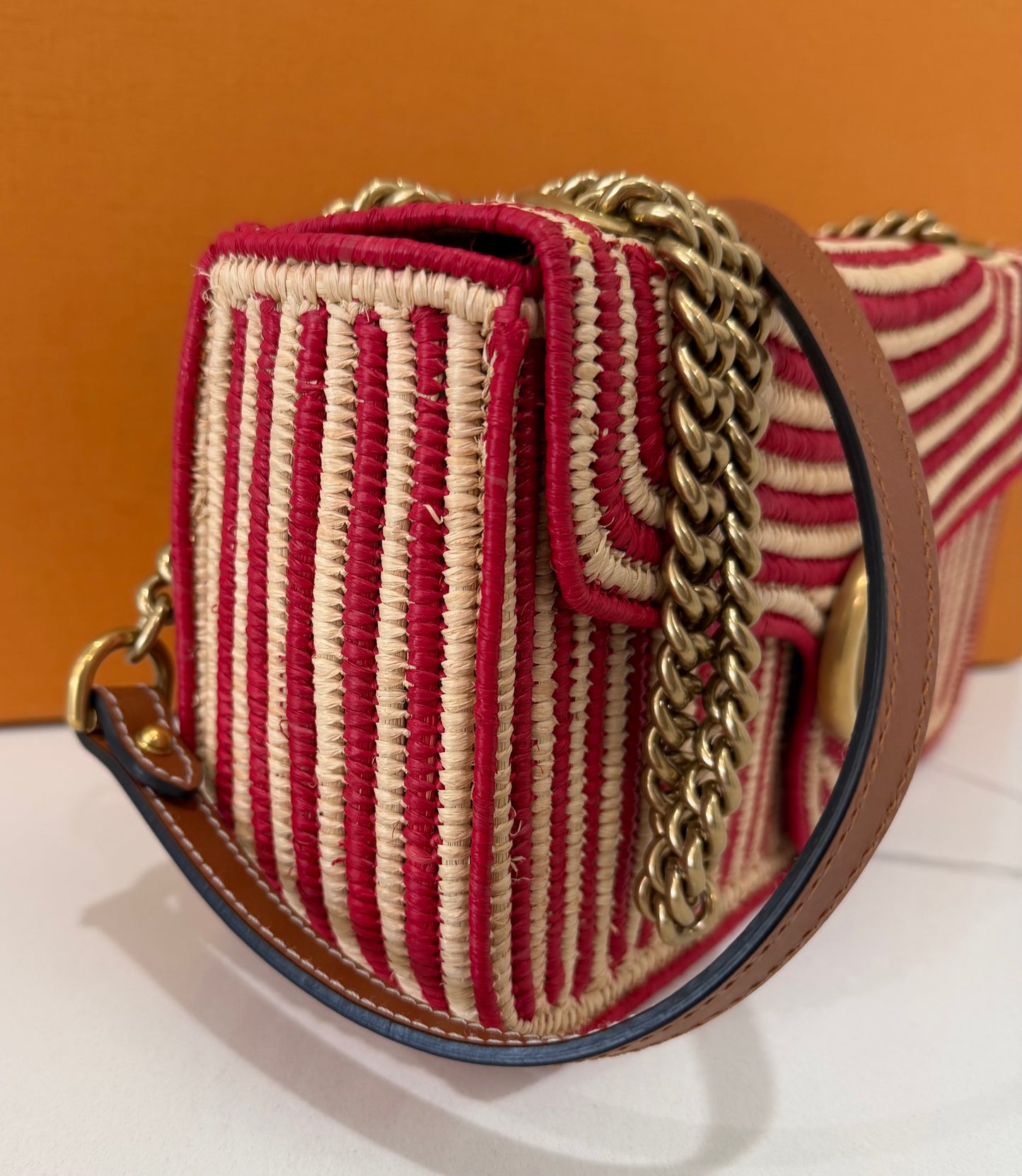 Gucci Marmont Small Rafia
