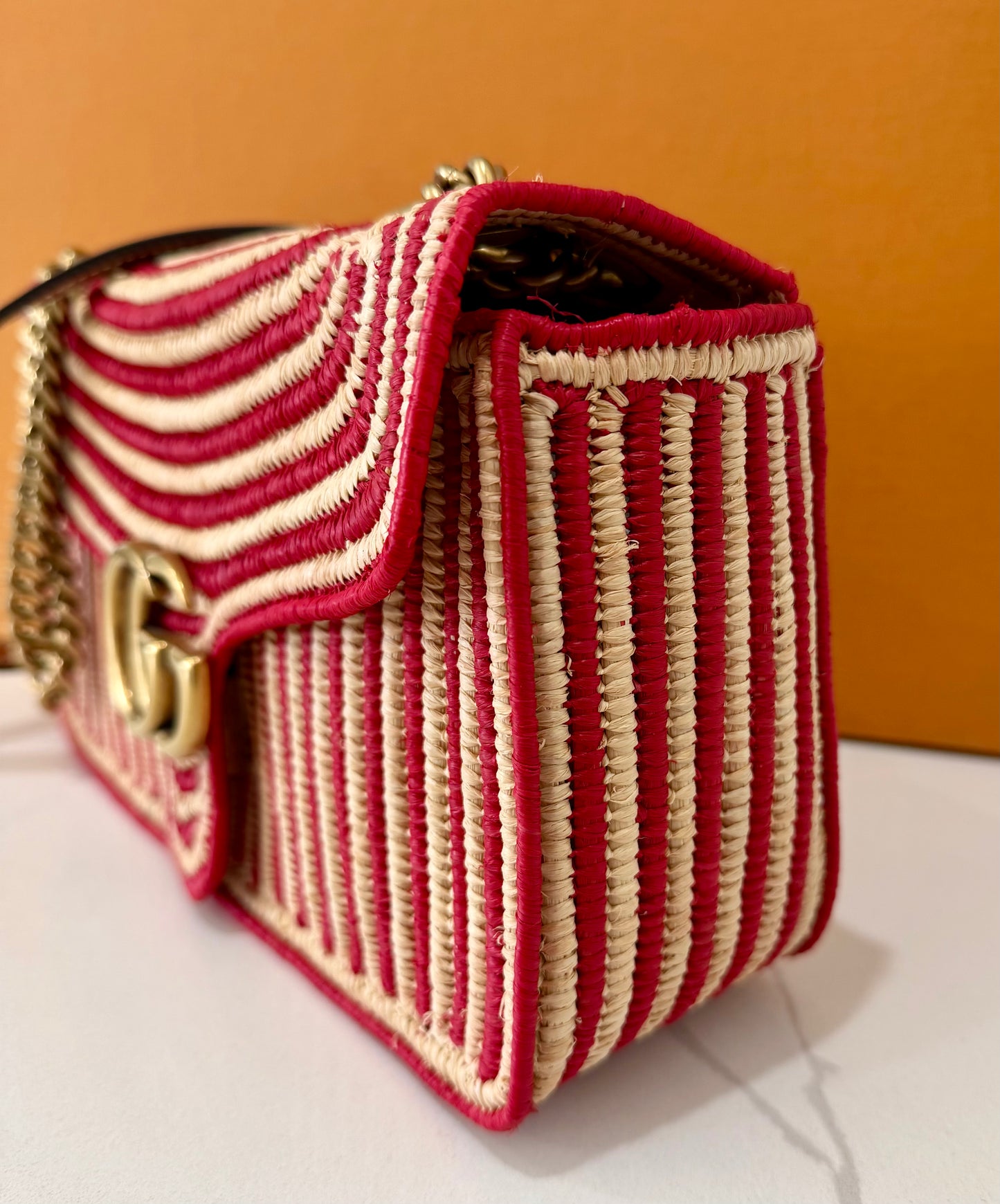 Gucci Marmont Small Rafia