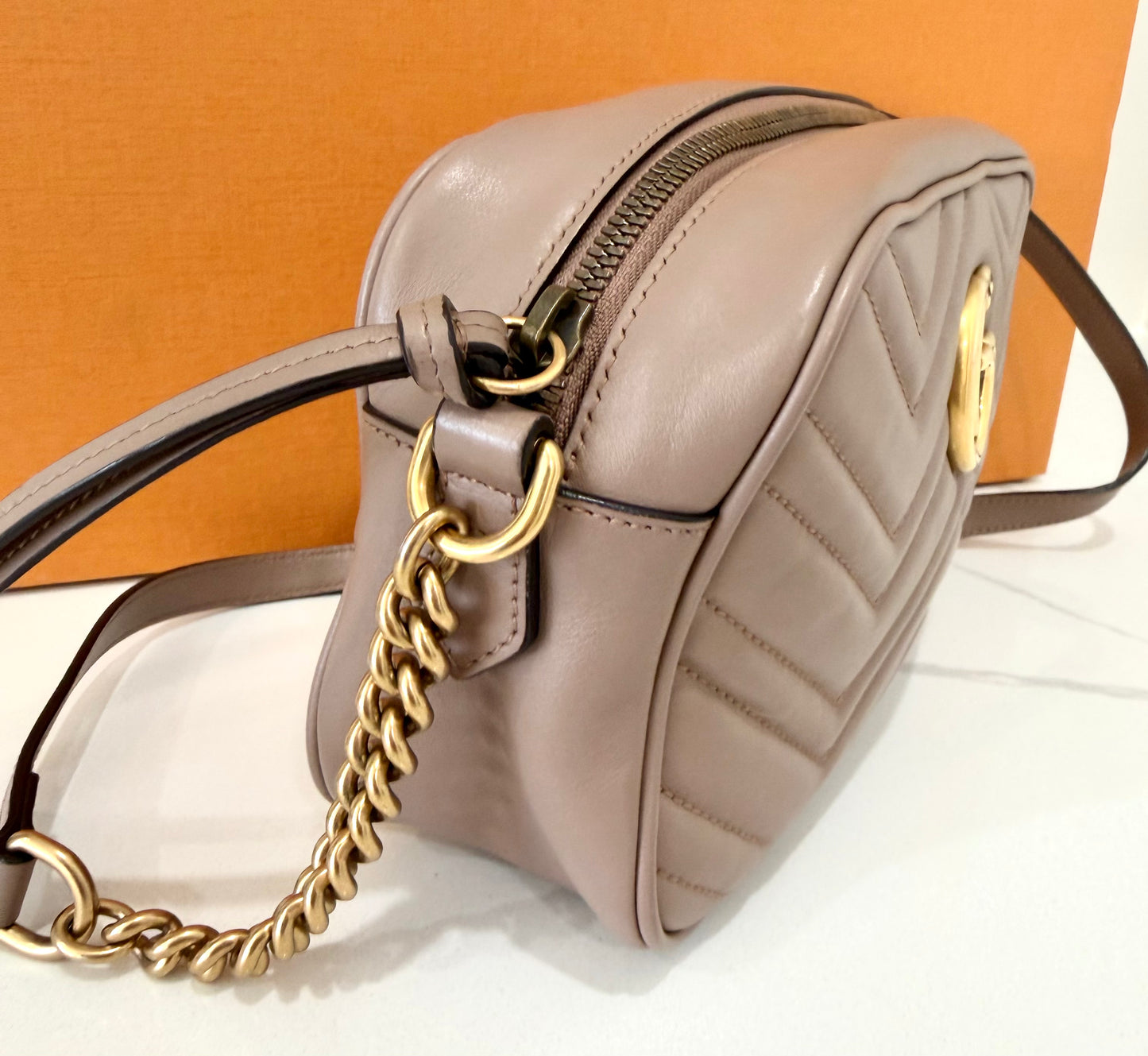 Gucci Camera Bag Small Nude