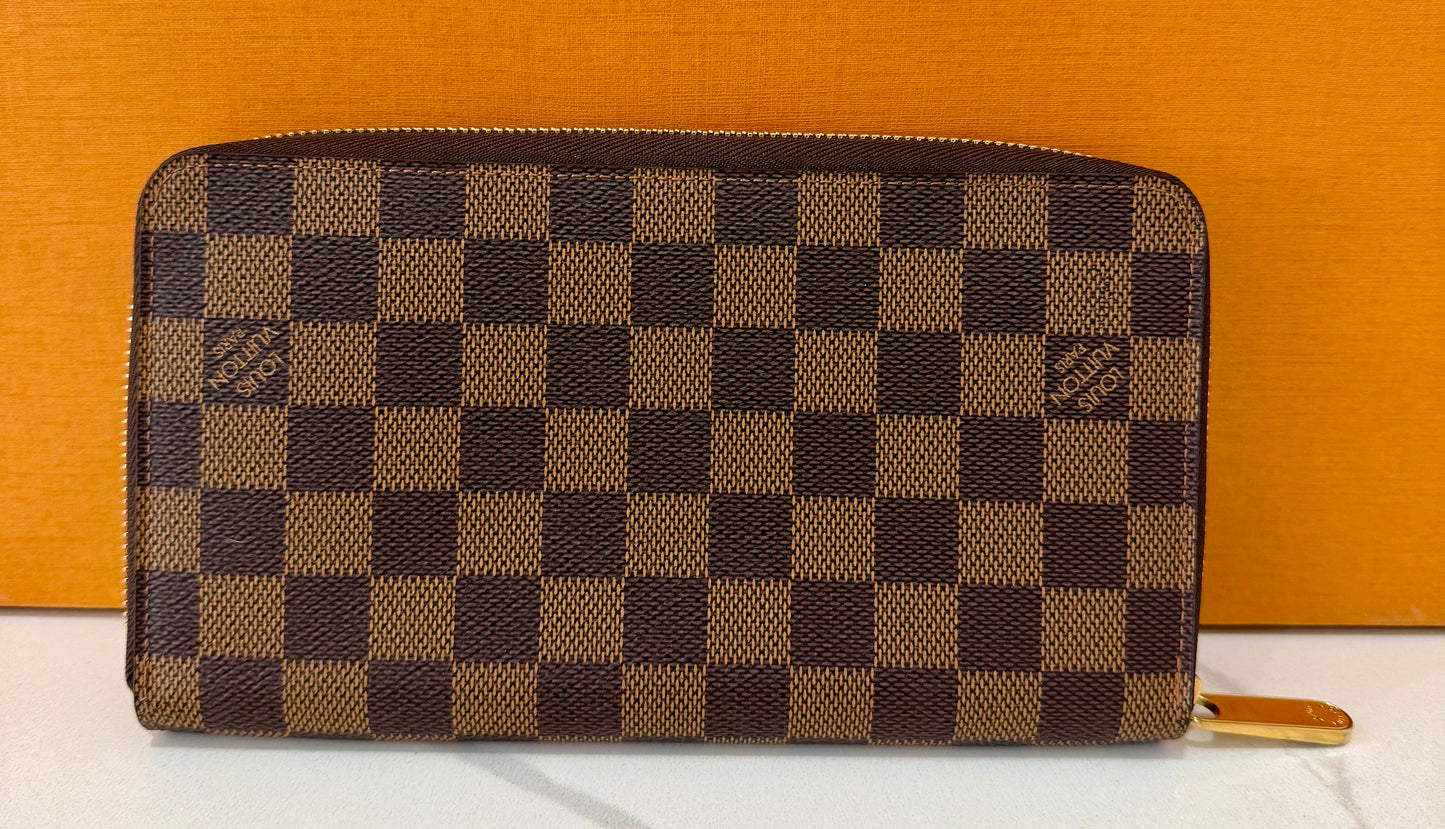 Zippy Organizer Wallet Damier Ebene