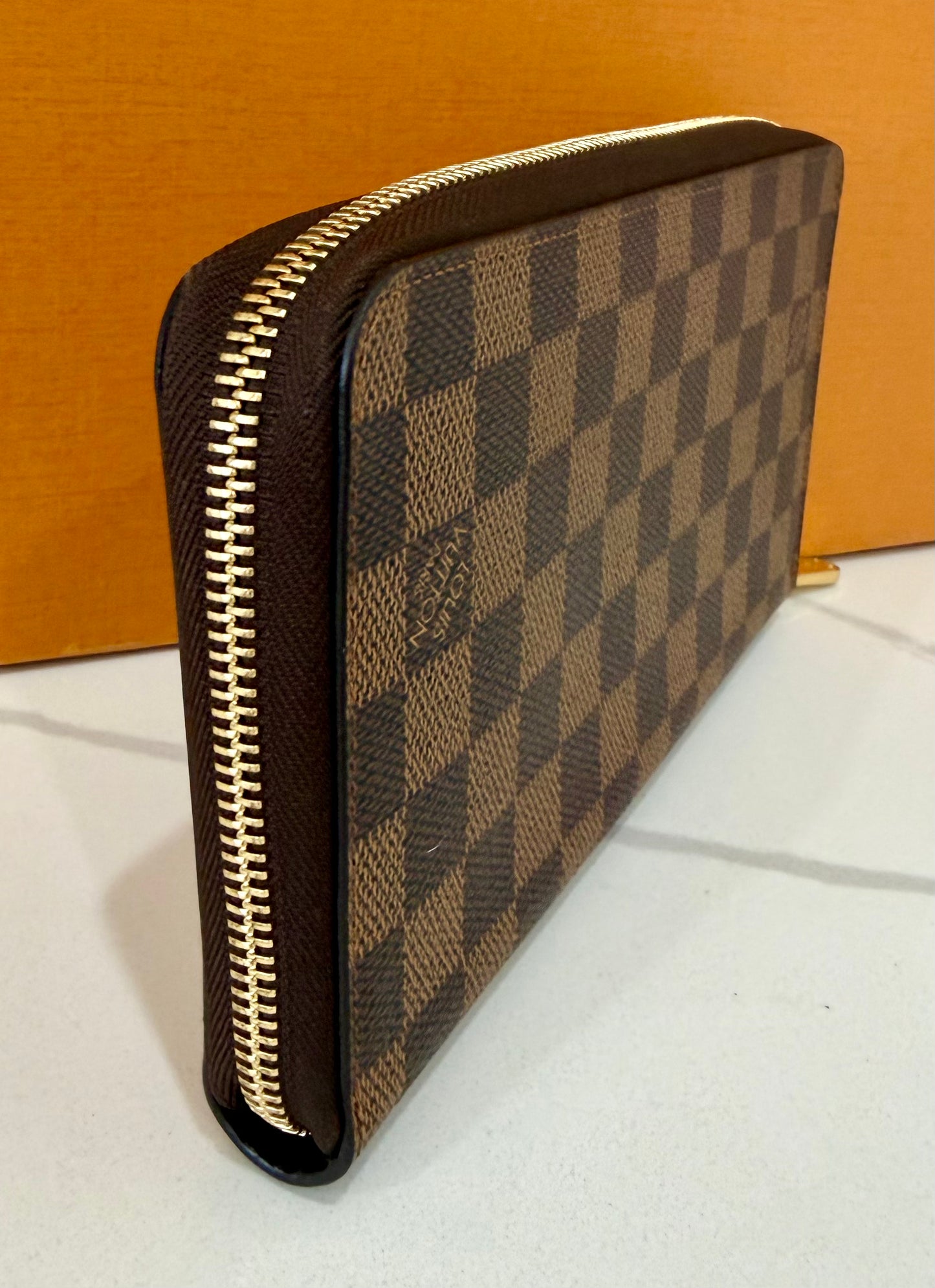 Zippy Organizer Wallet Damier Ebene