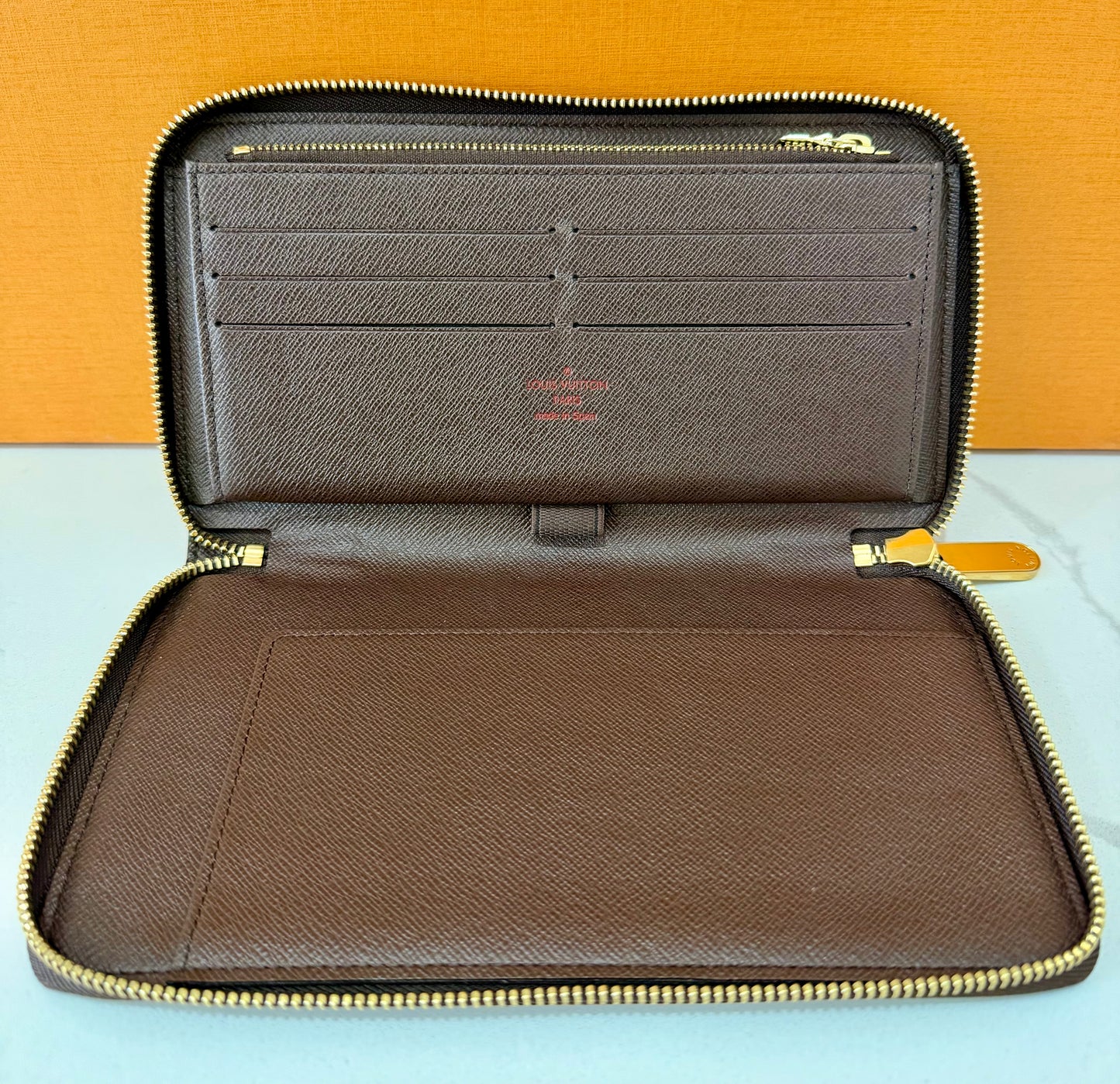 Zippy Organizer Wallet Damier Ebene