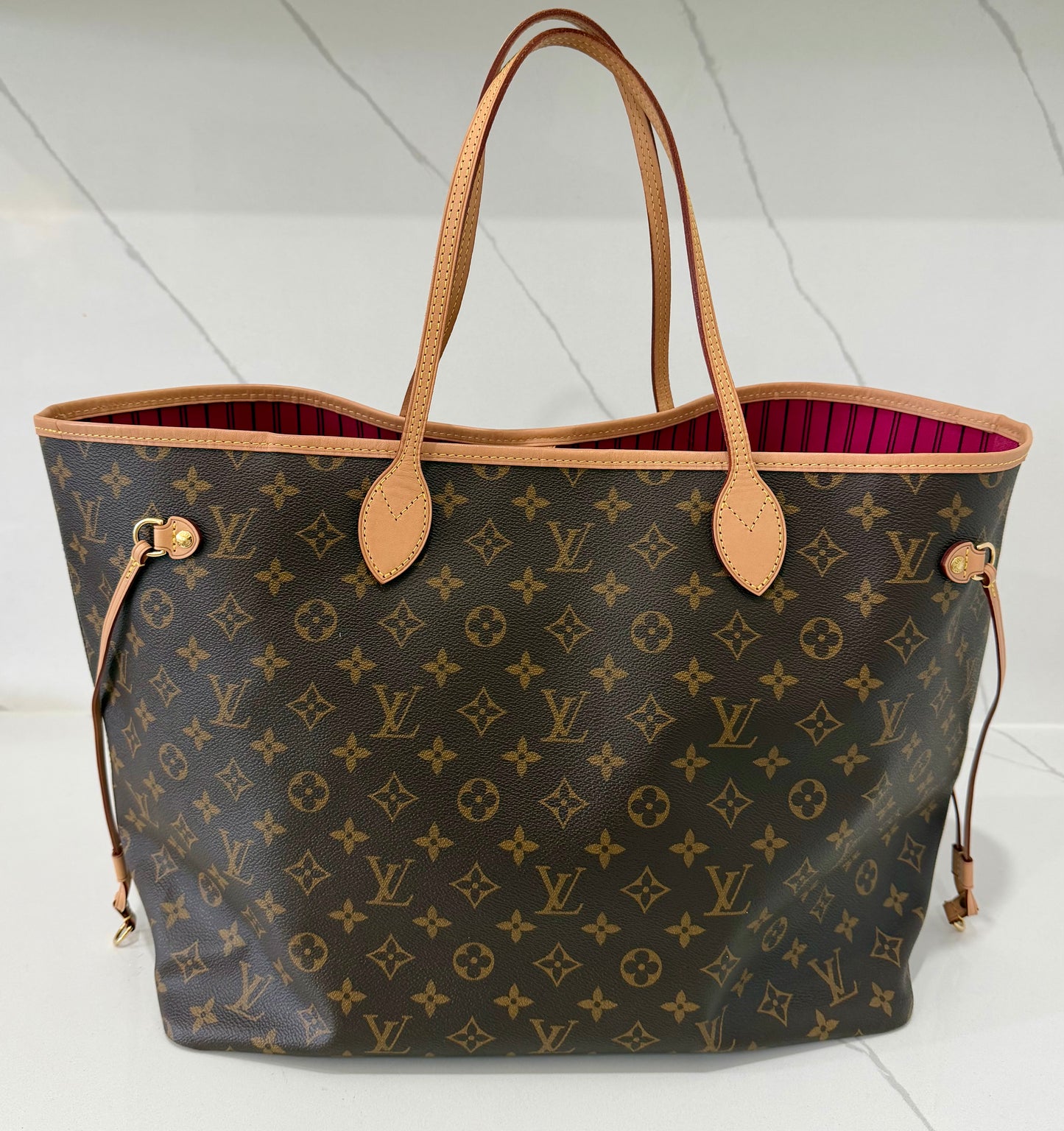 Neverfull GM Monogram/Pink