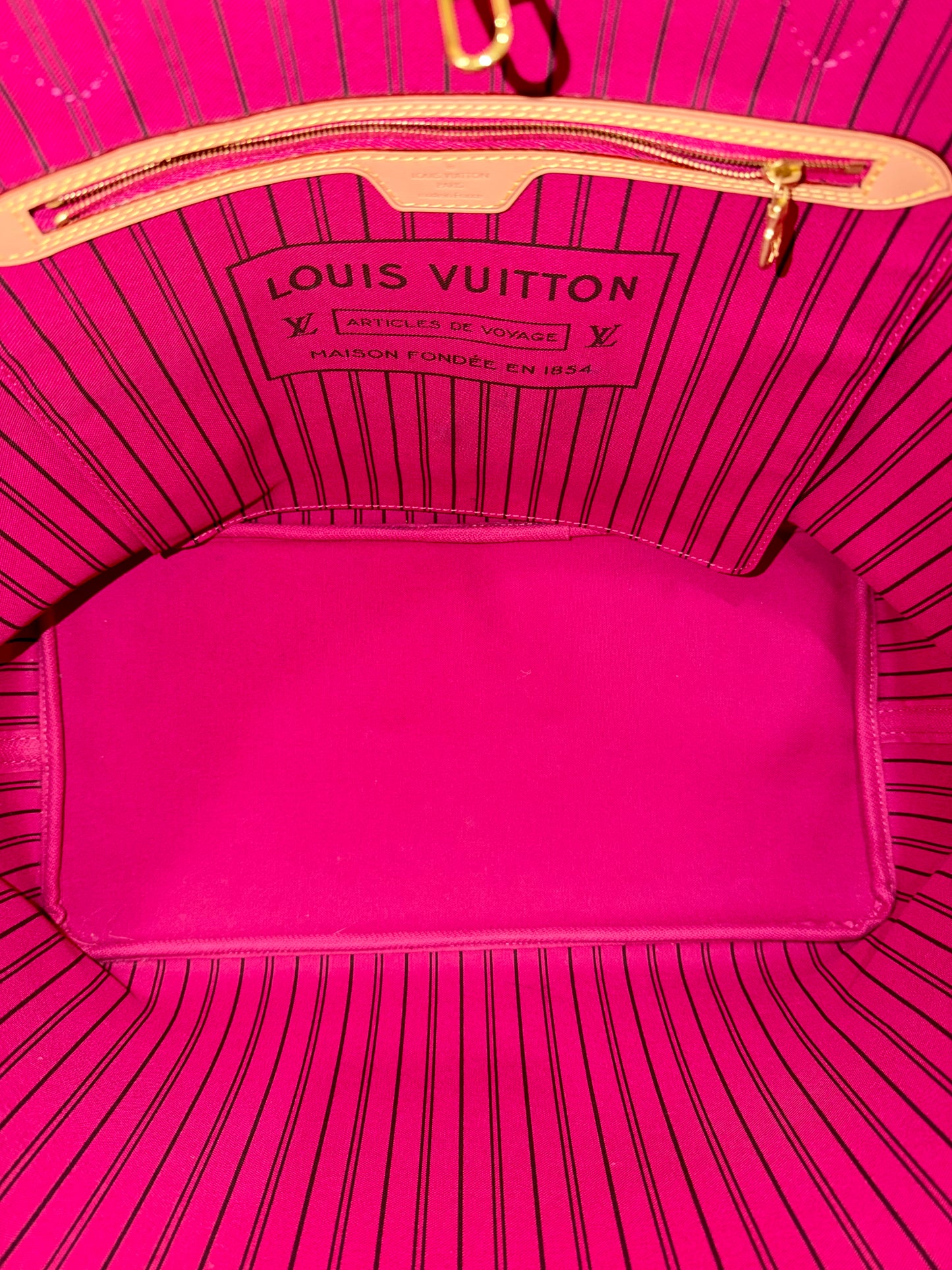 Neverfull GM Monogram/Pink