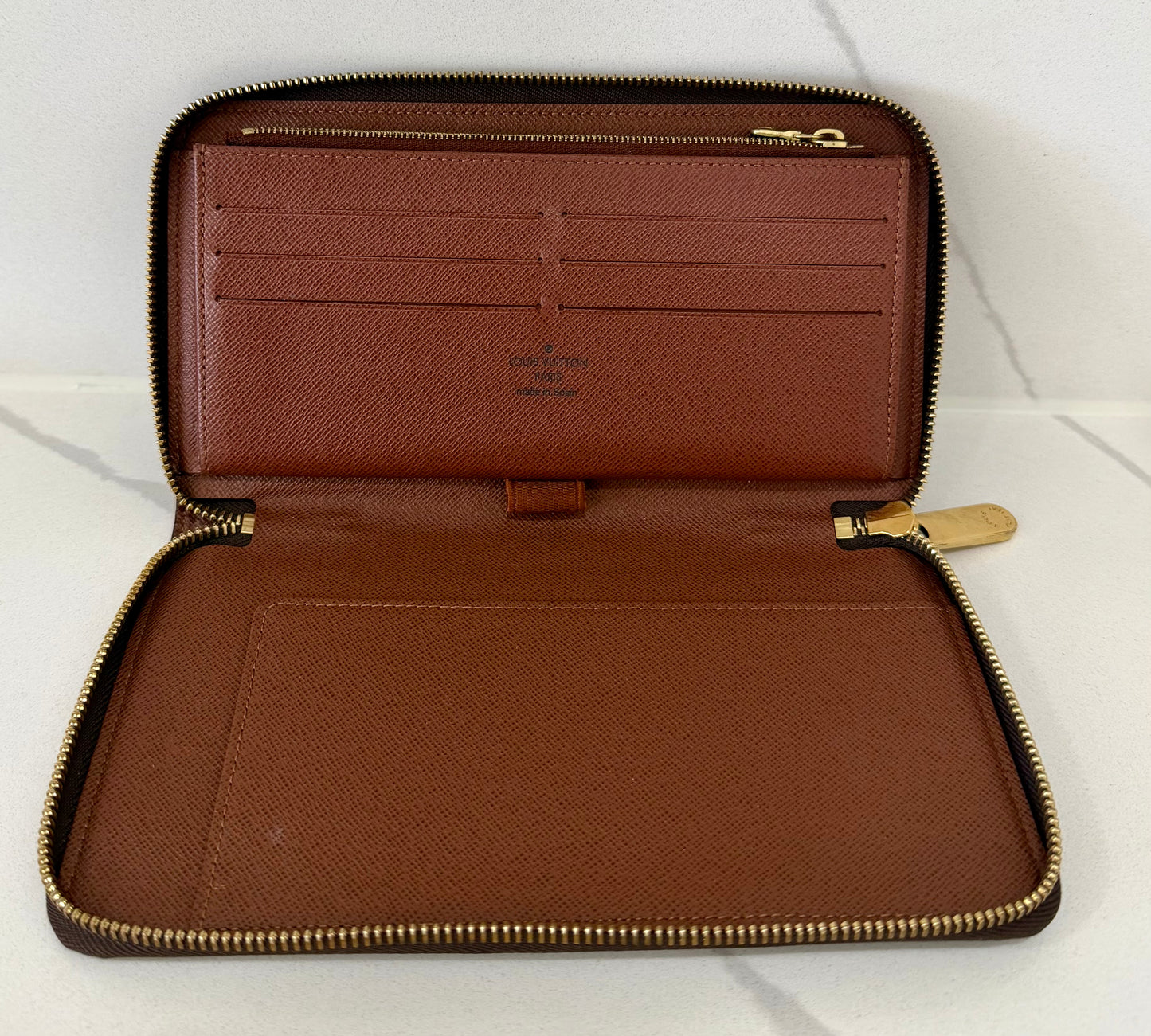 Zippy Organizer Wallet Monogram