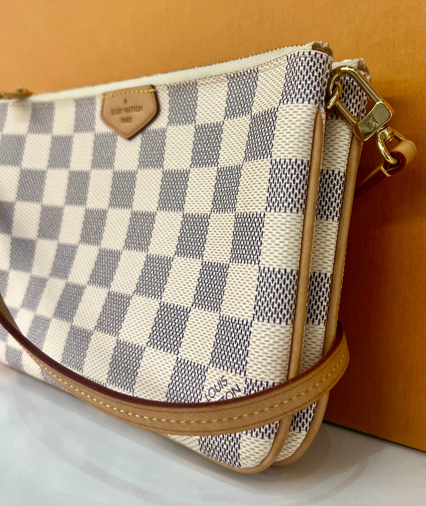 Zip Pochette Damier Azur