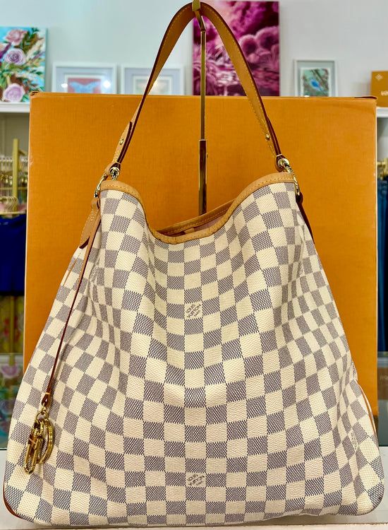Delightful MM Damier Azur