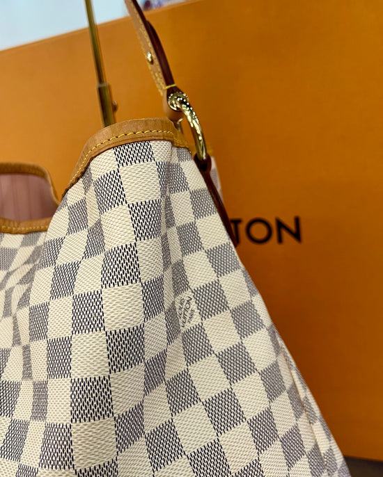 Delightful MM Damier Azur