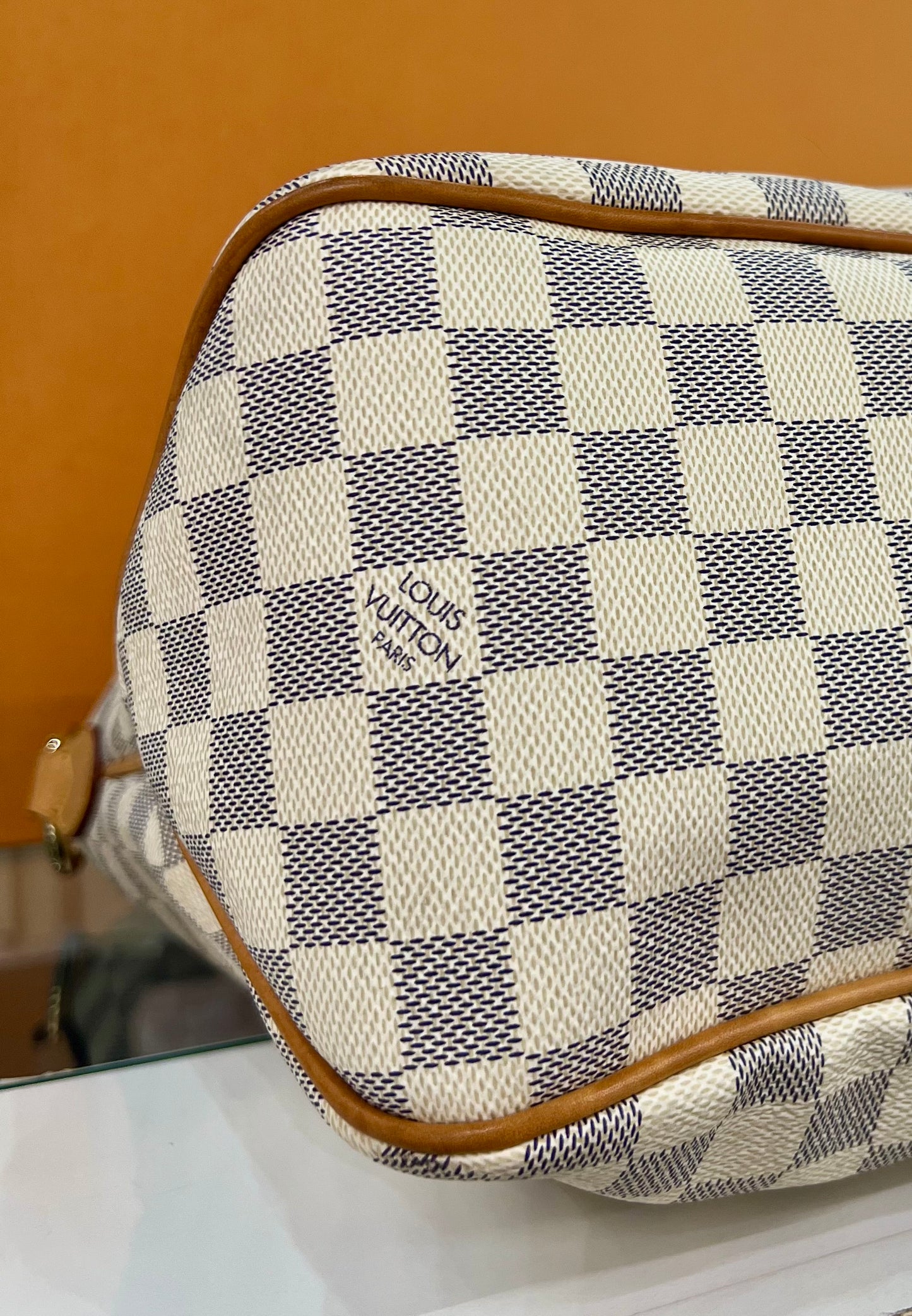 Delightful MM Damier Azur