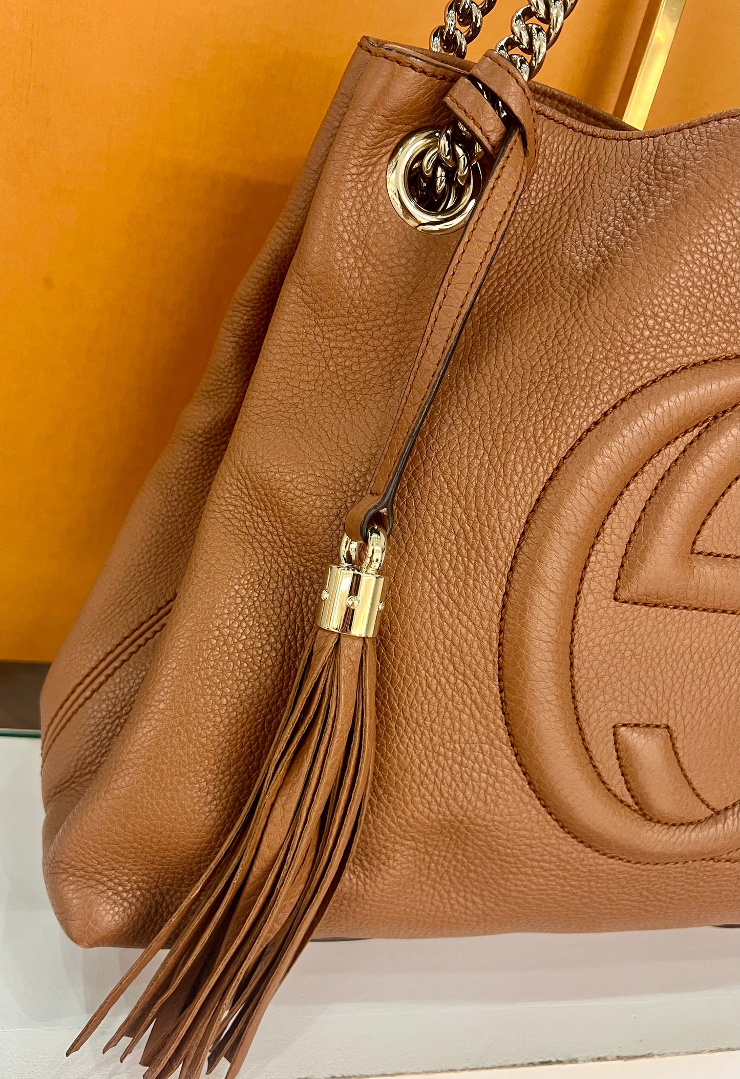Gucci Soho Hobo Camel