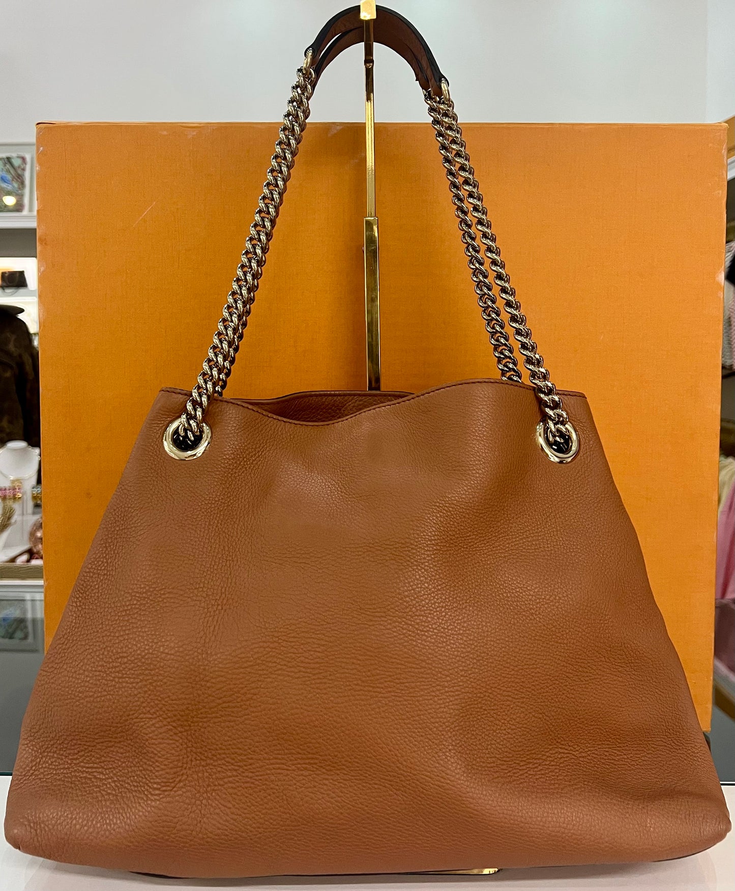 Gucci Soho Hobo Camel