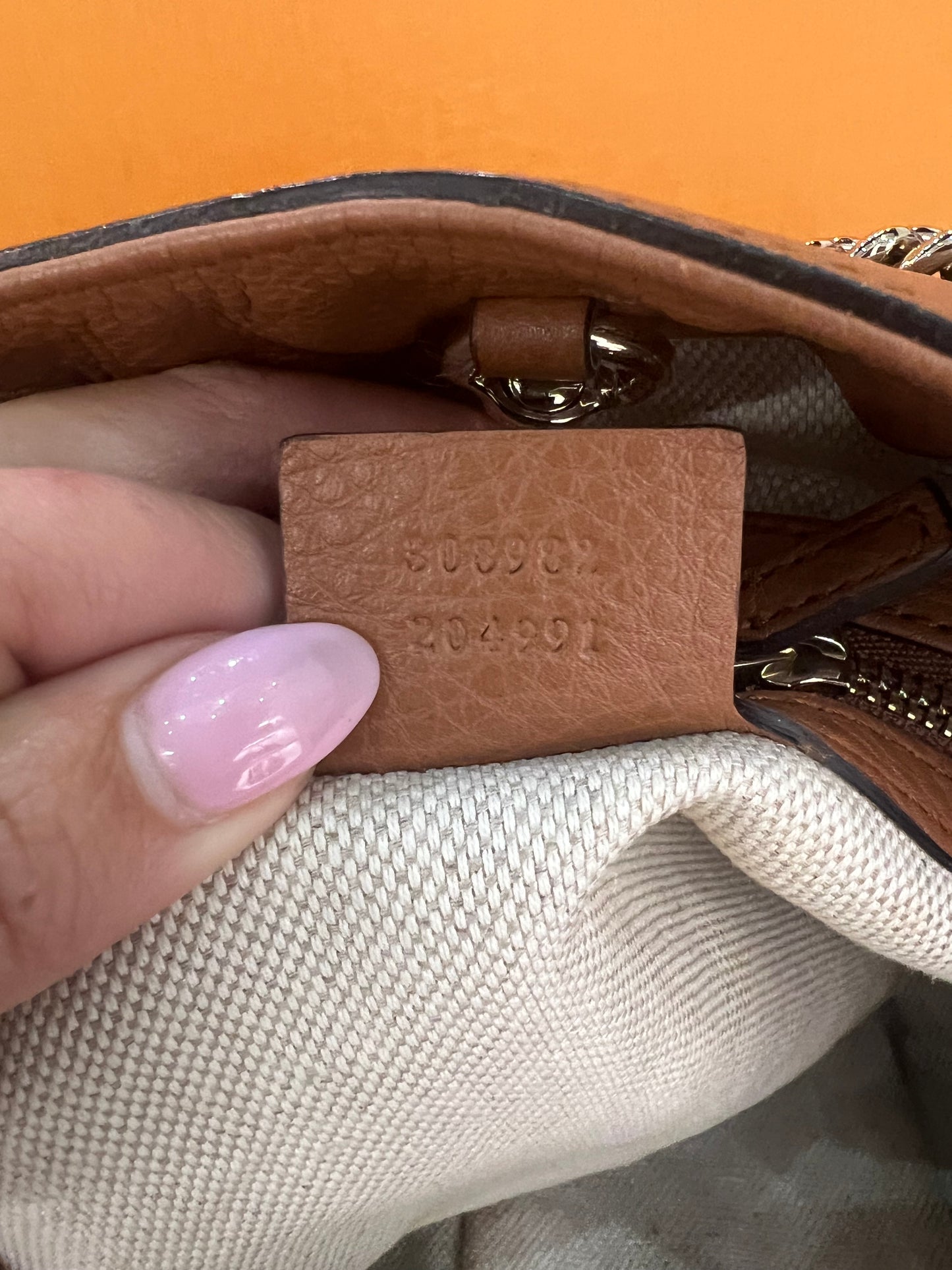 Gucci Soho Hobo Camel