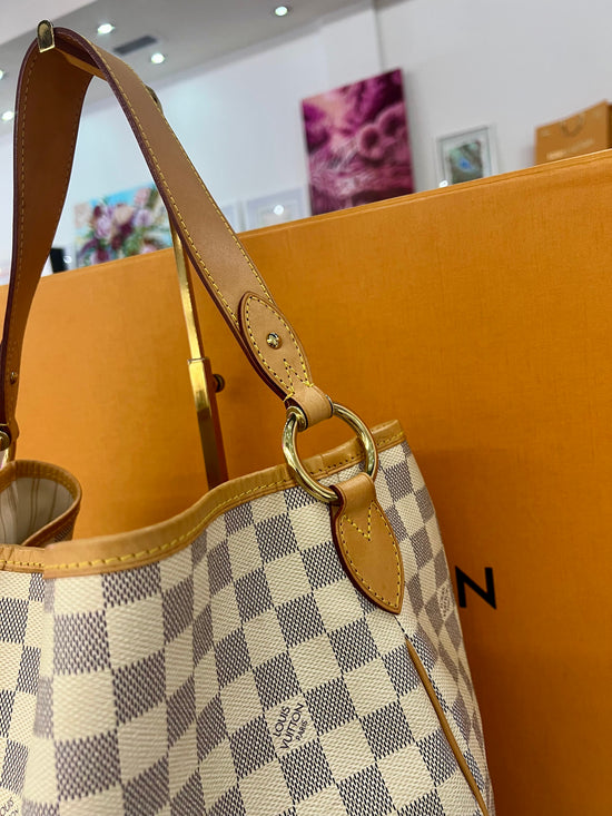 Delightful MM Damier Azur