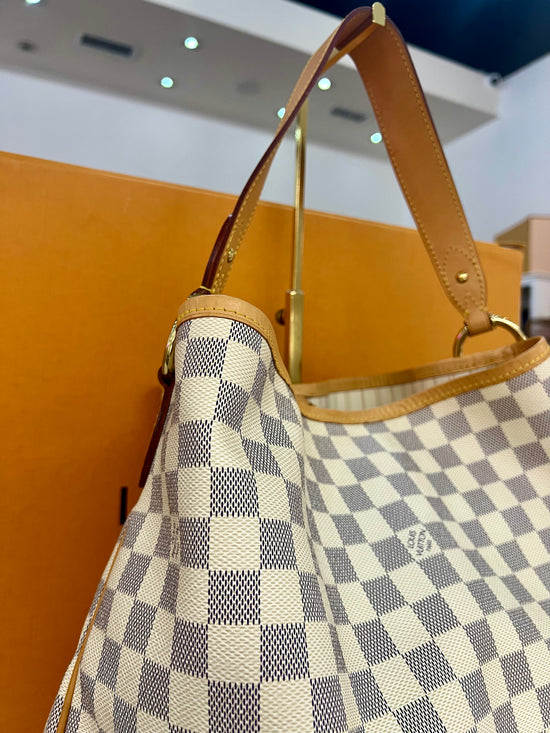 Delightful MM Damier Azur