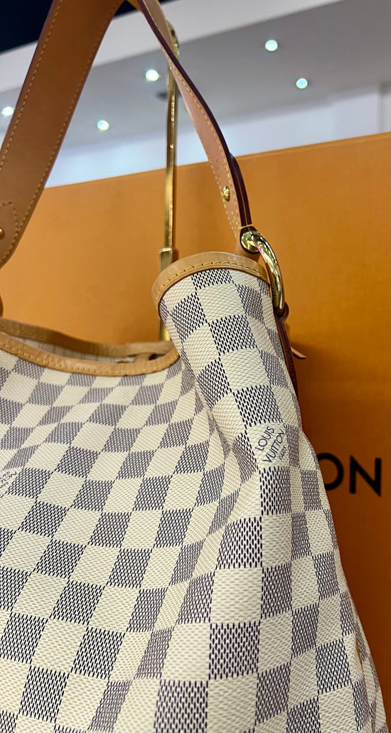 Delightful MM Damier Azur
