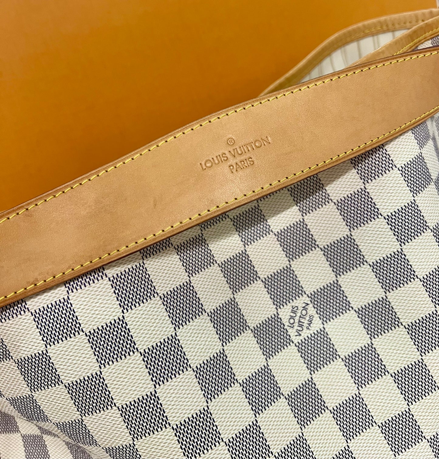 Delightful MM Damier Azur