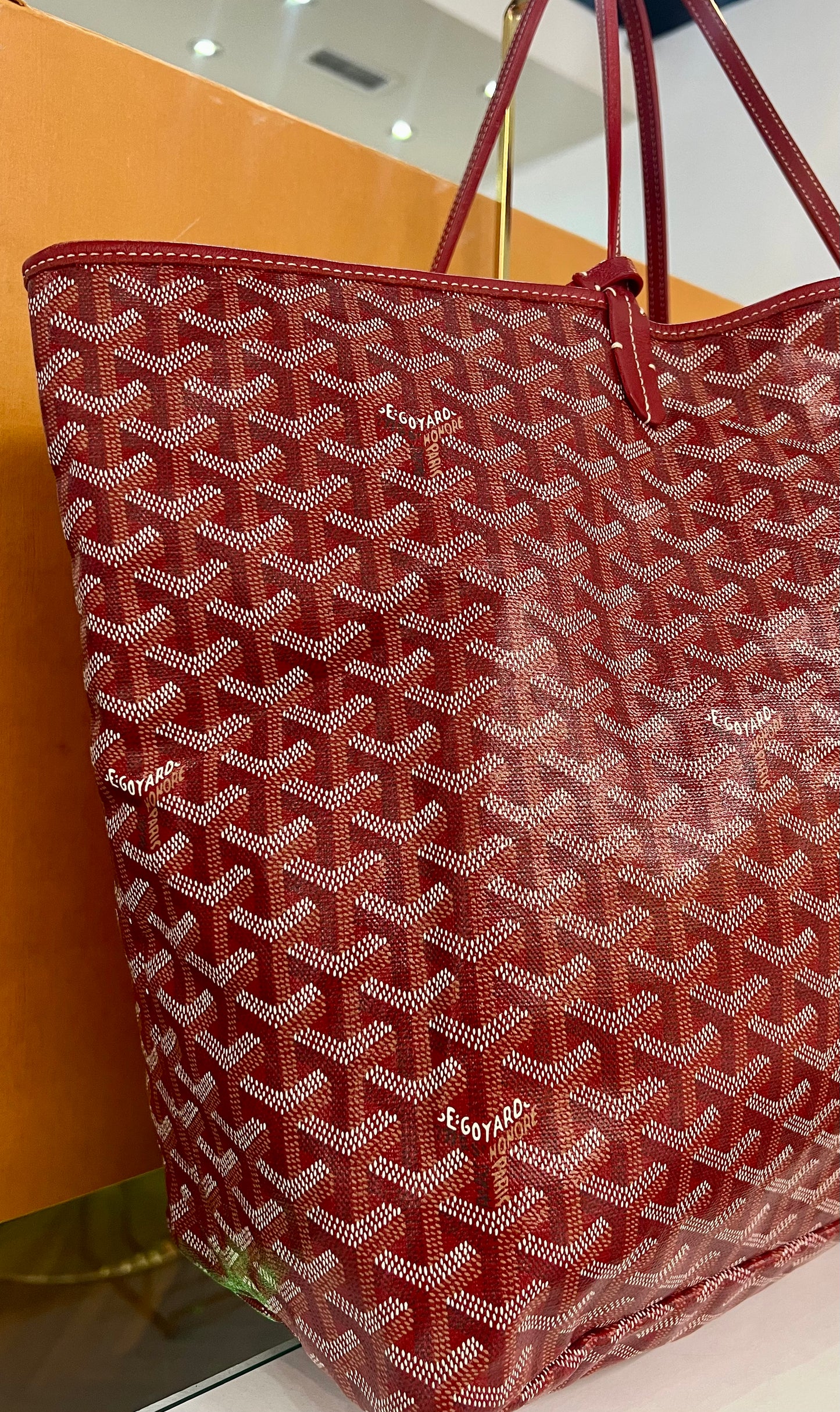 Goyard St. Louis GM Red