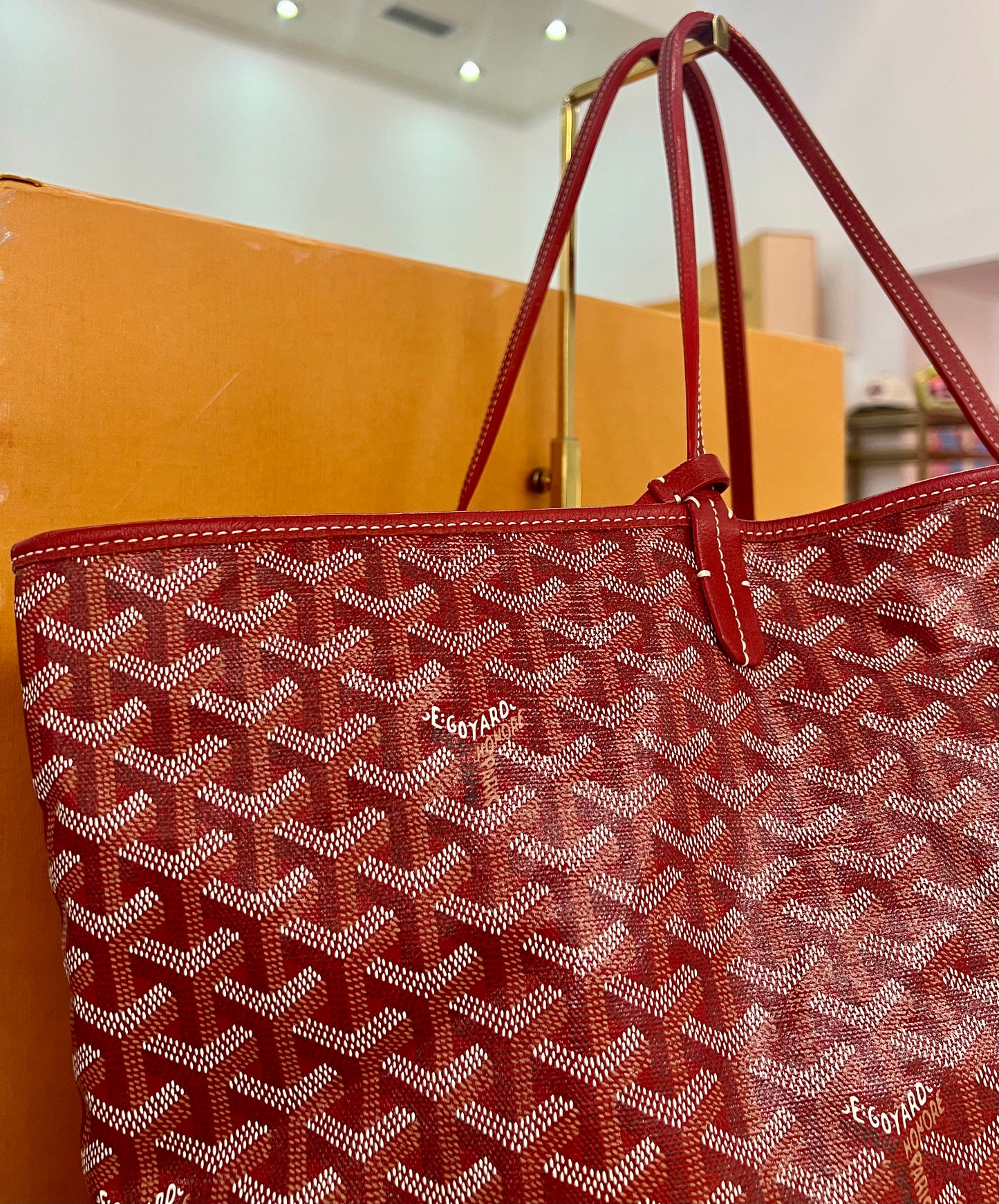 Goyard St. Louis GM Red