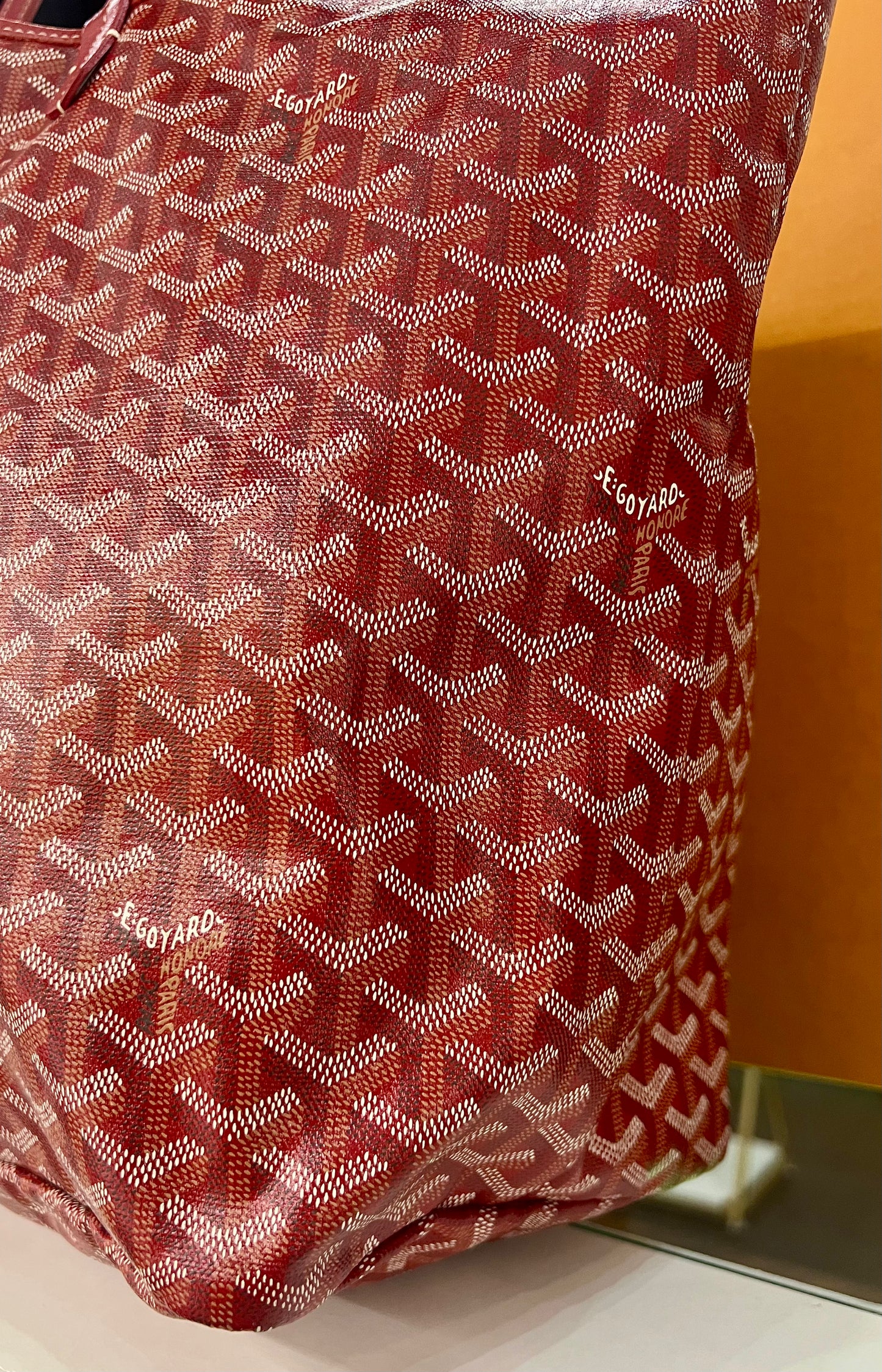 Goyard St. Louis GM Red