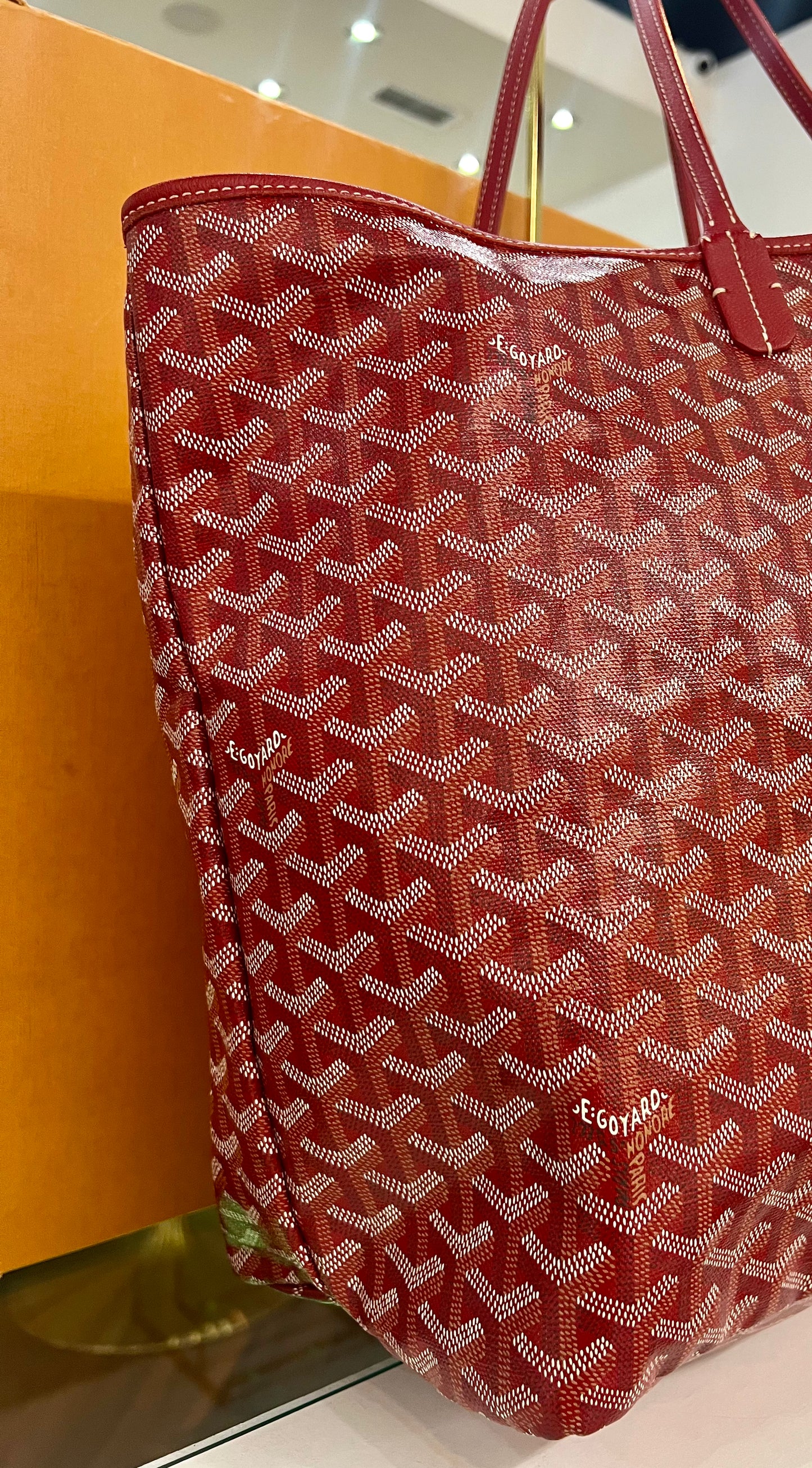 Goyard St. Louis GM Red
