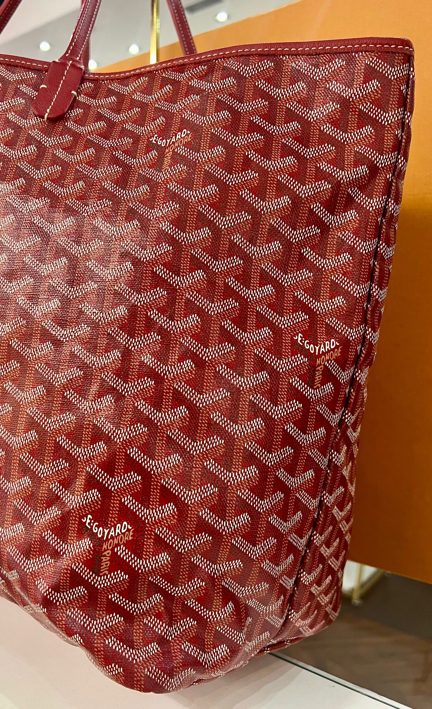 Goyard St. Louis GM Red