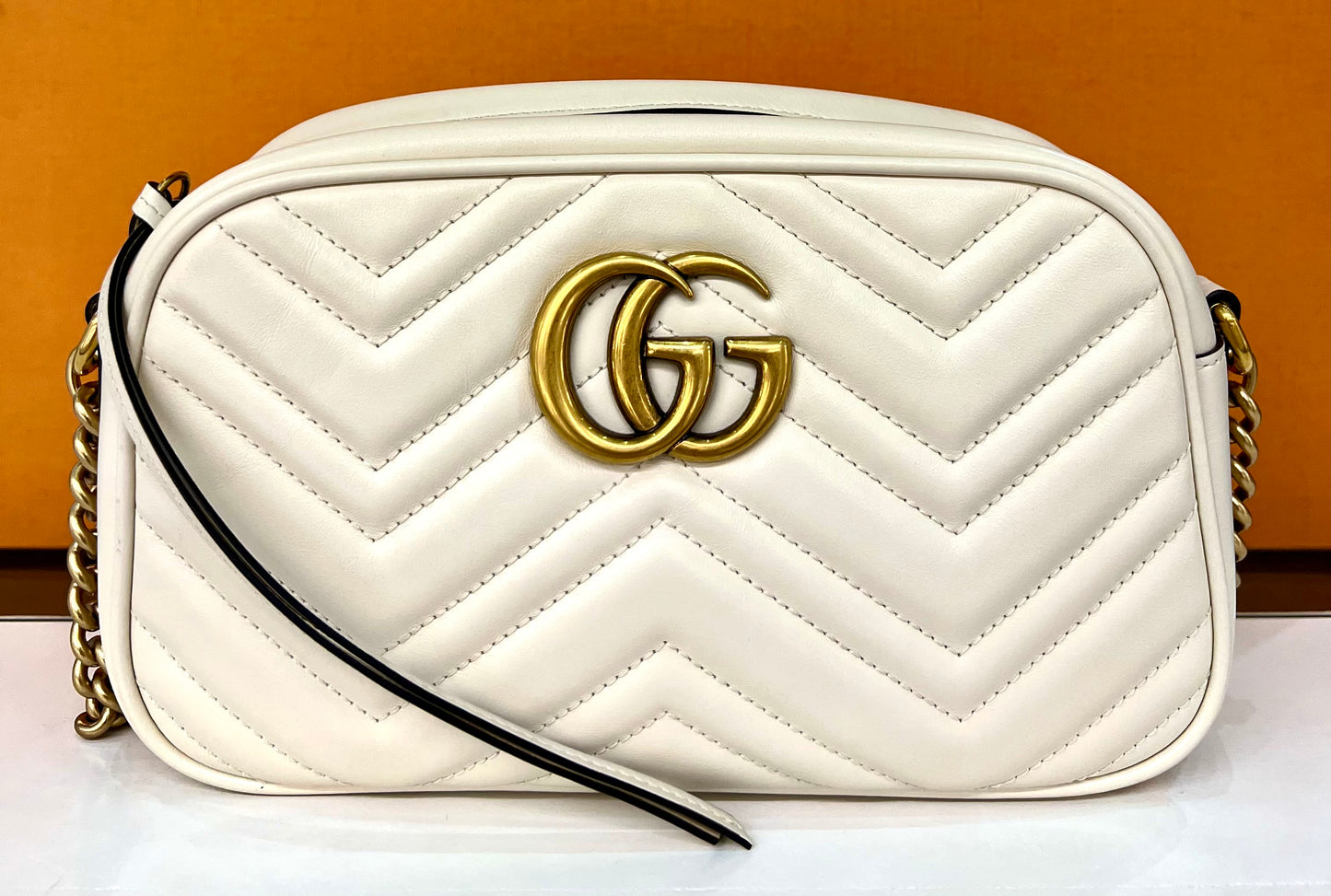 Gucci Camera Bag Cream Small