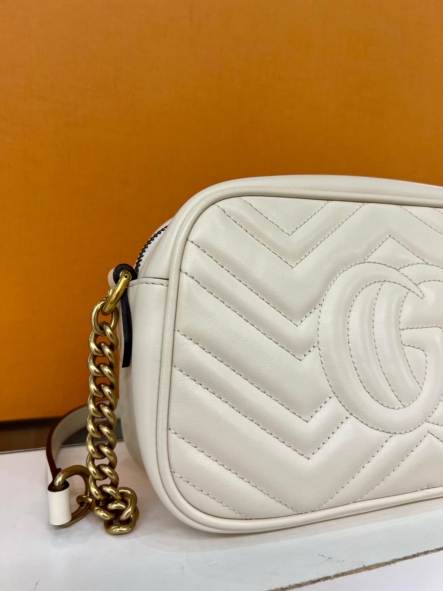 Gucci Camera Bag Cream Small