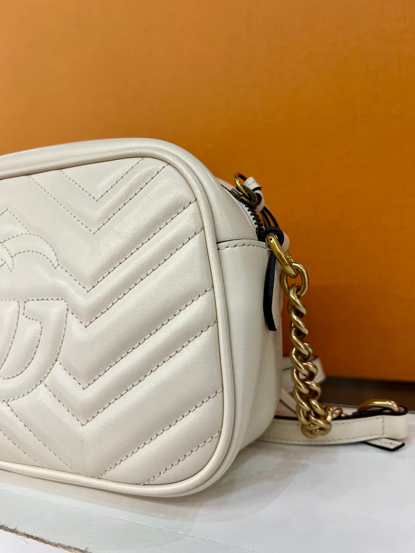 Gucci Camera Bag Cream Small