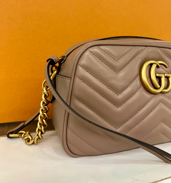 Gucci Camera Bag Nude Small