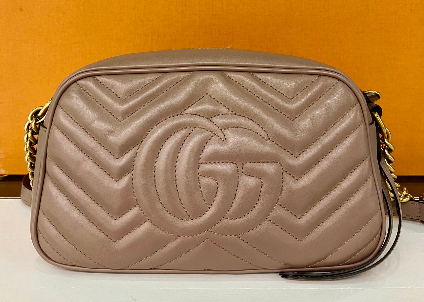 Gucci Camera Bag Nude Small