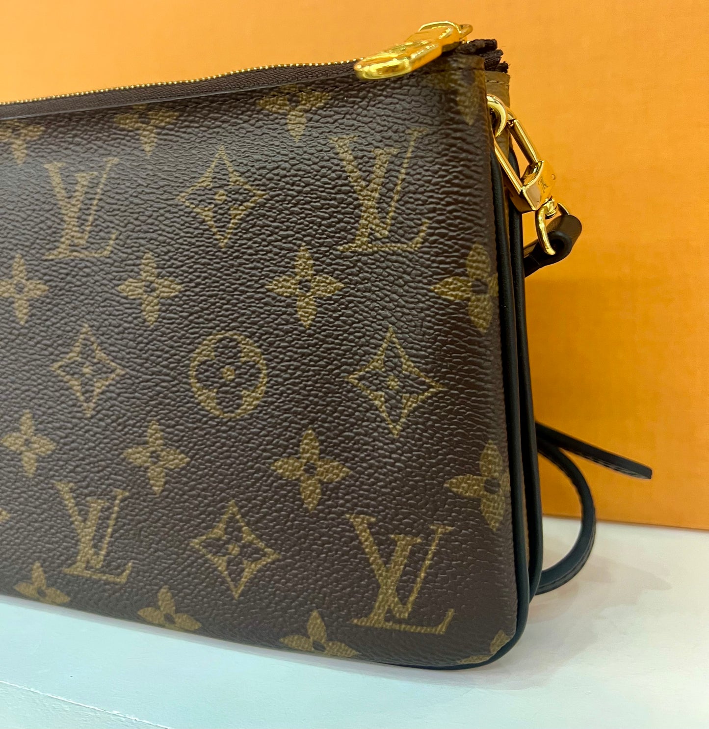 Zip Pochette Large Logo