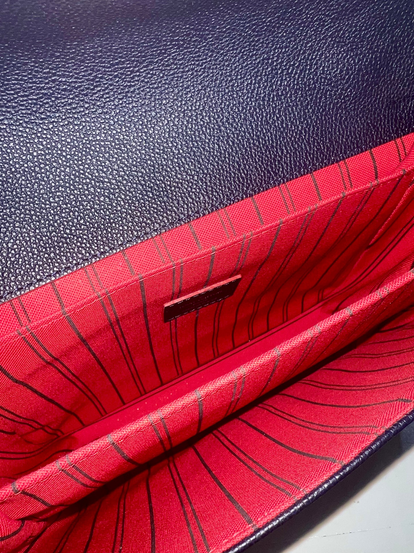 Metis Pochette Navy Empreinte