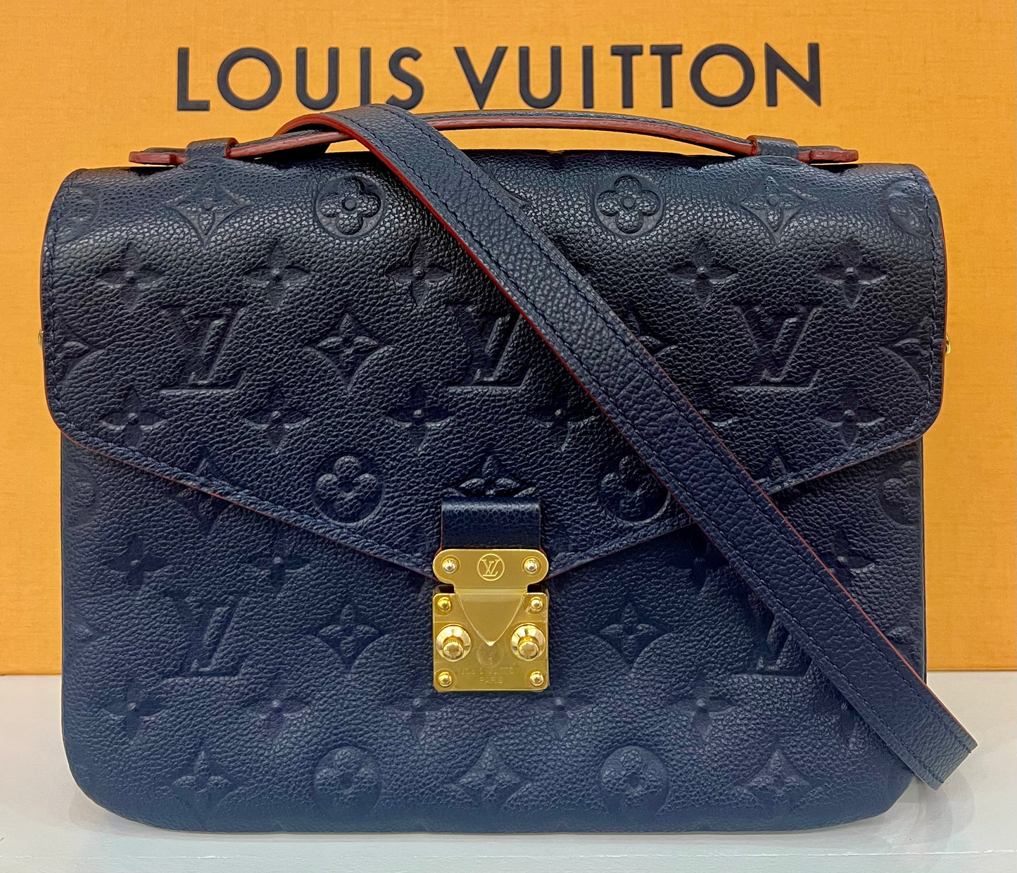Metis Pochette Navy Empreinte