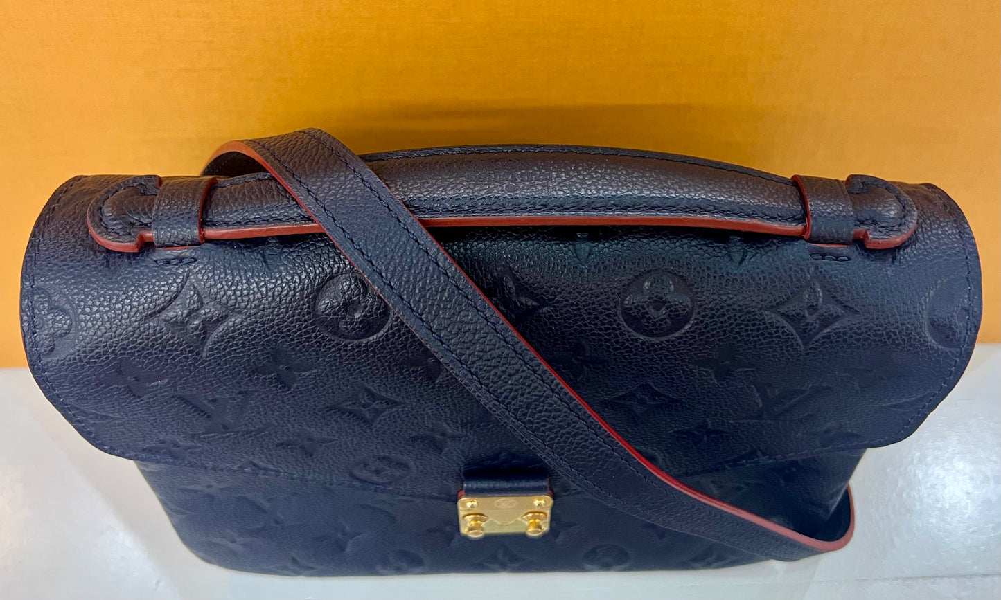 Metis Pochette Navy Empreinte