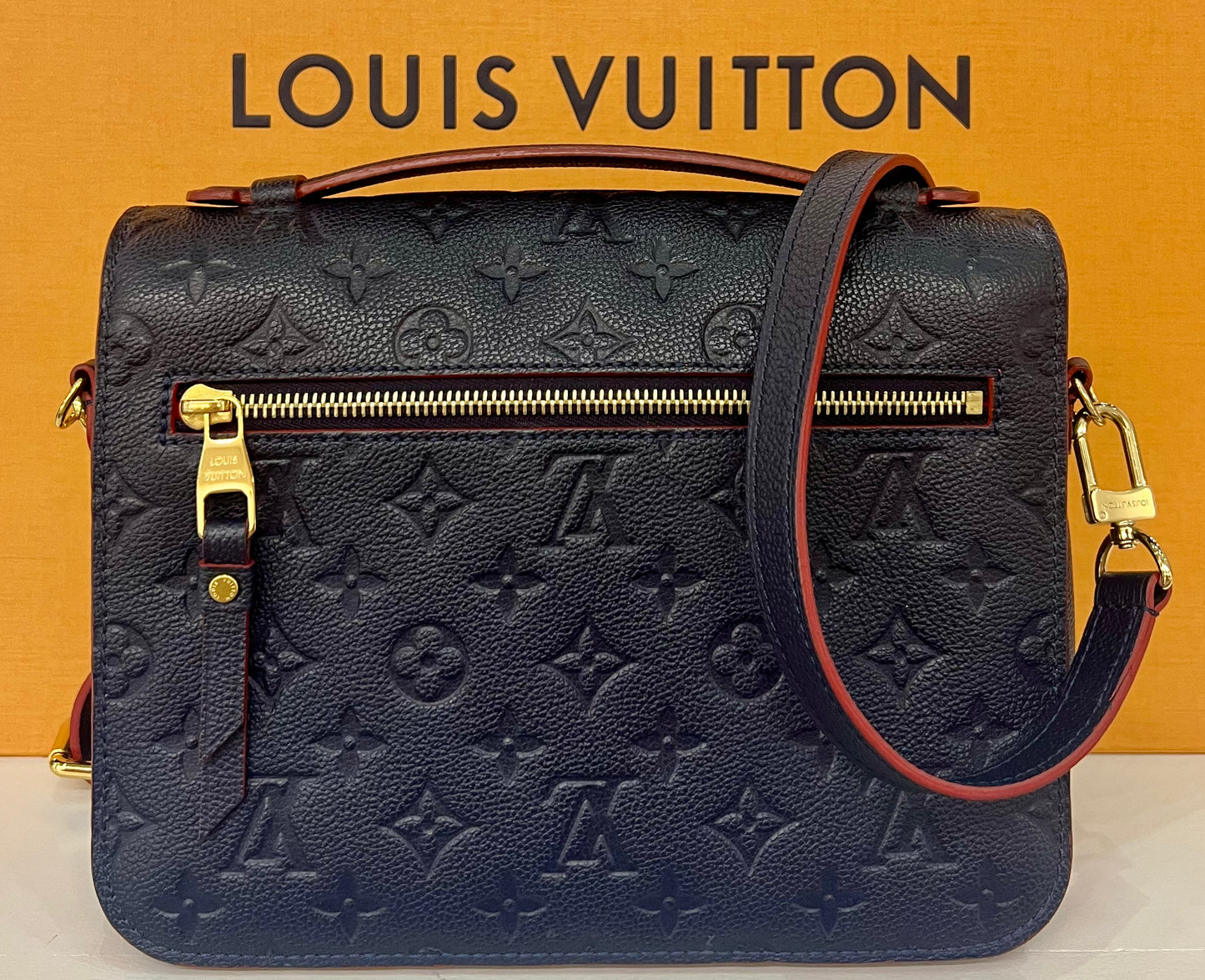 Metis Pochette Navy Empreinte