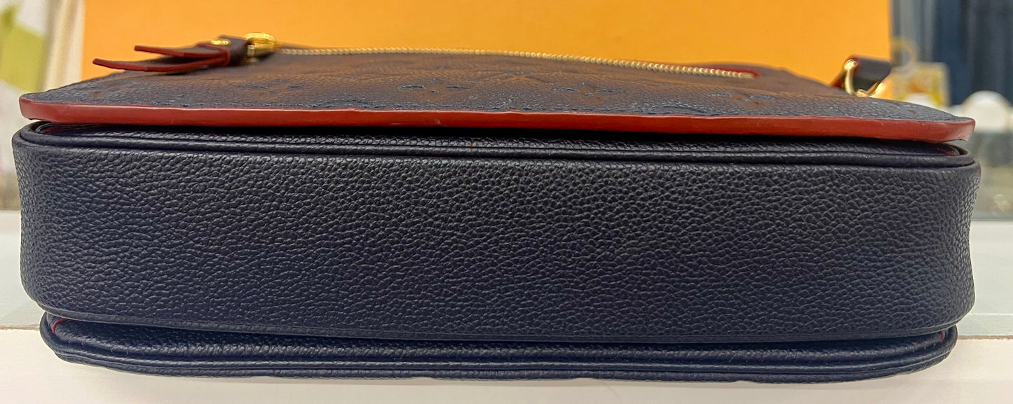 Metis Pochette Navy Empreinte