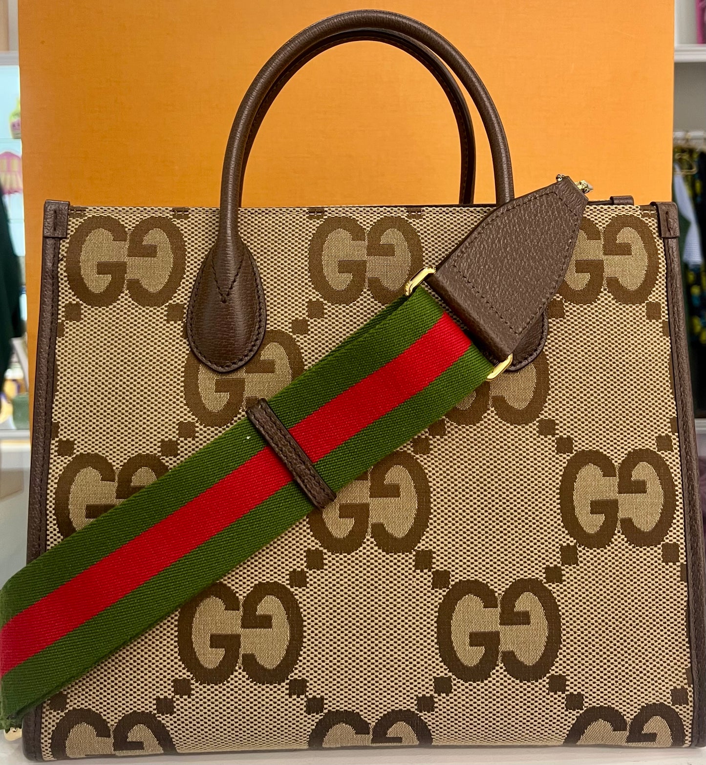 Gucci Web Tote Small