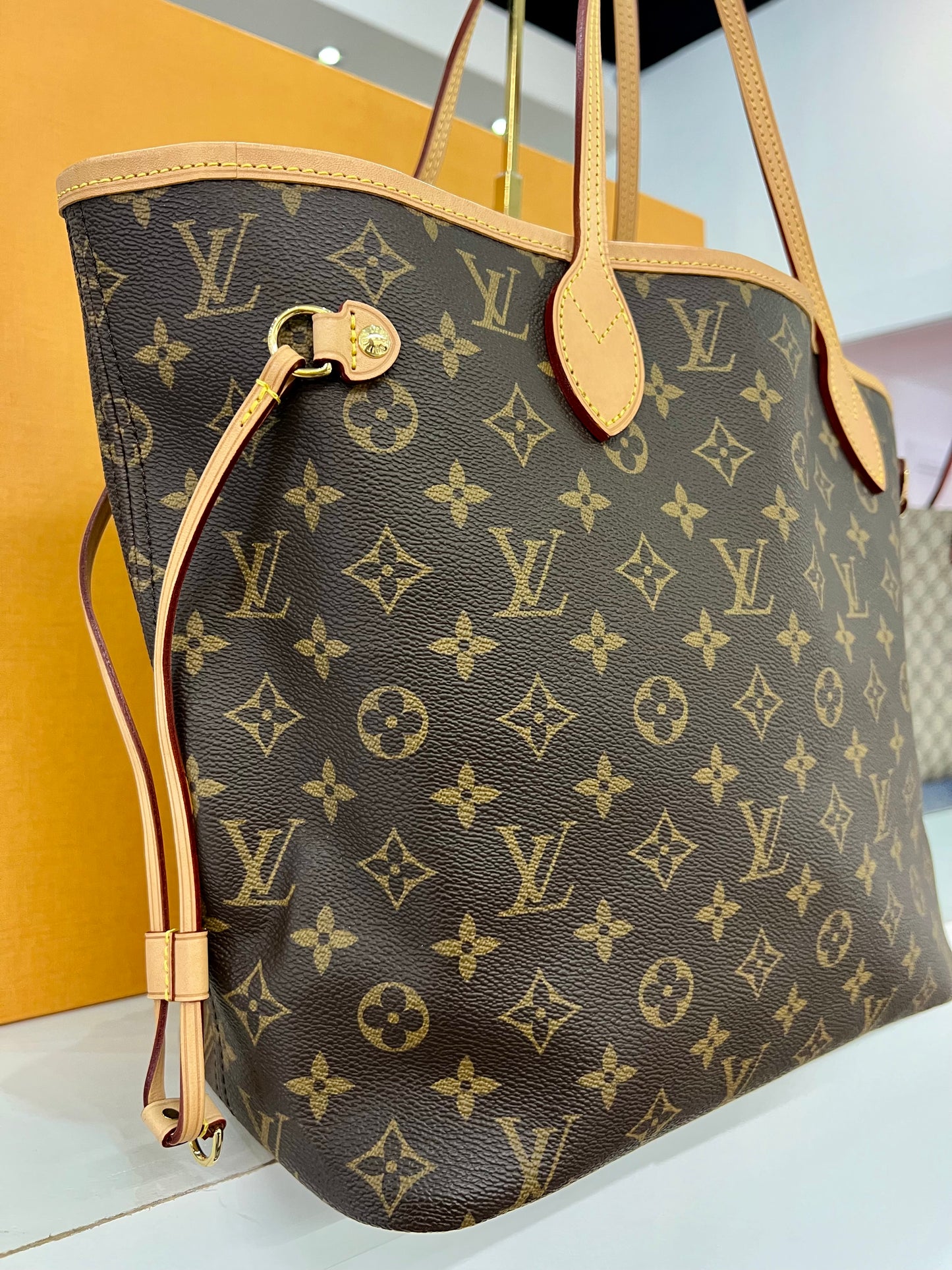Neverfull MM Monogram/Tan