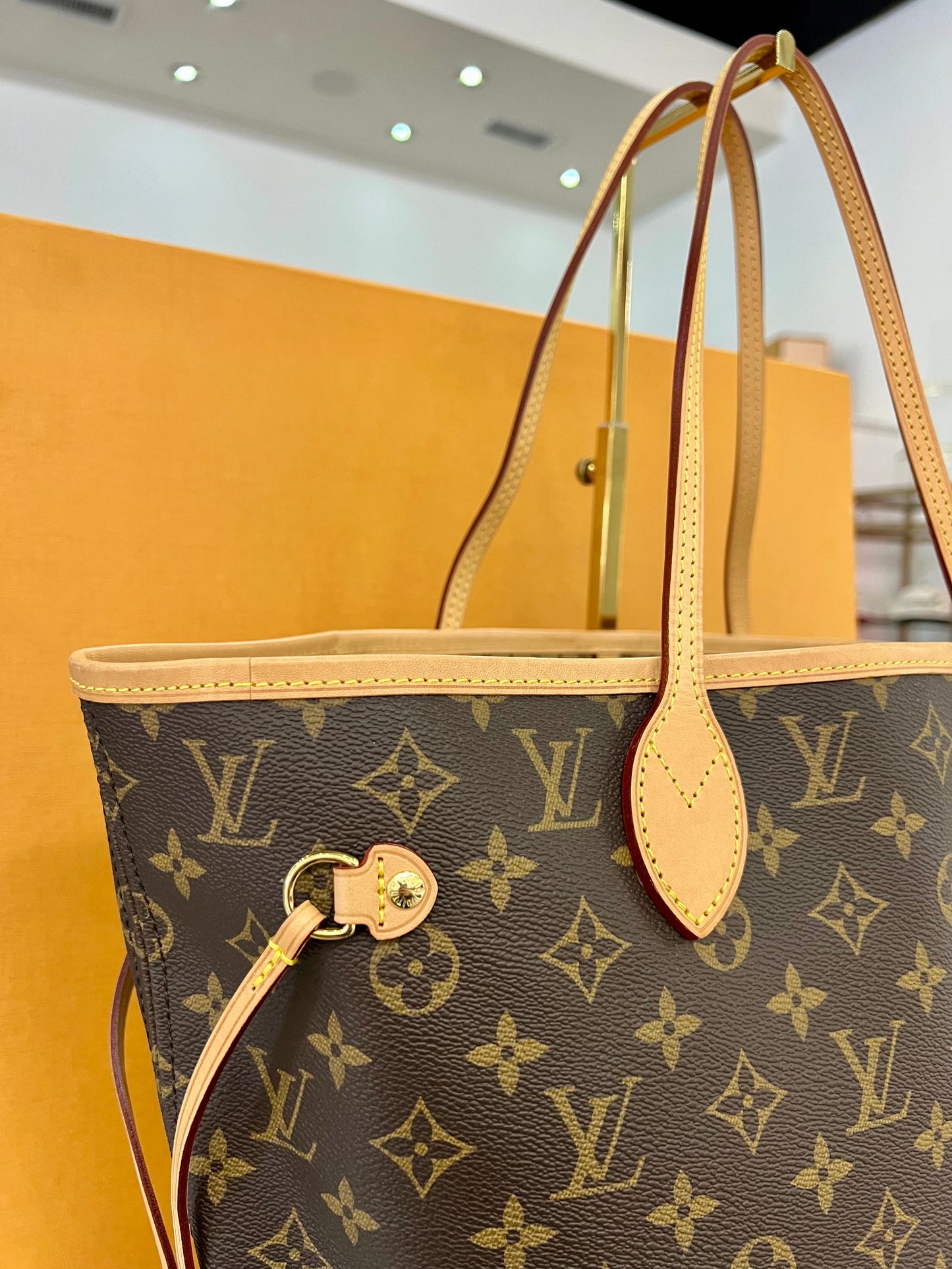 Neverfull MM Monogram/Tan