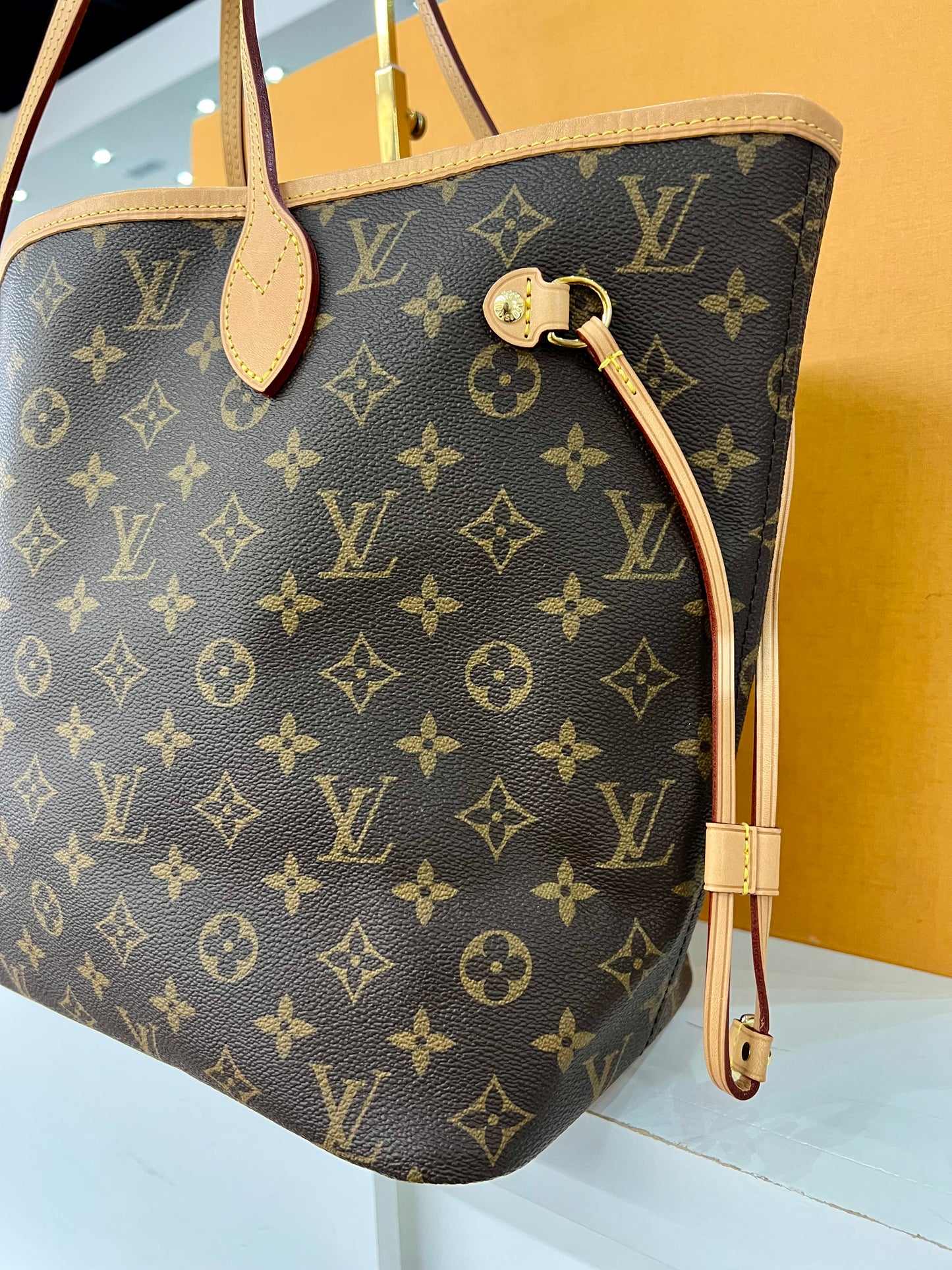 Neverfull MM Monogram/Tan