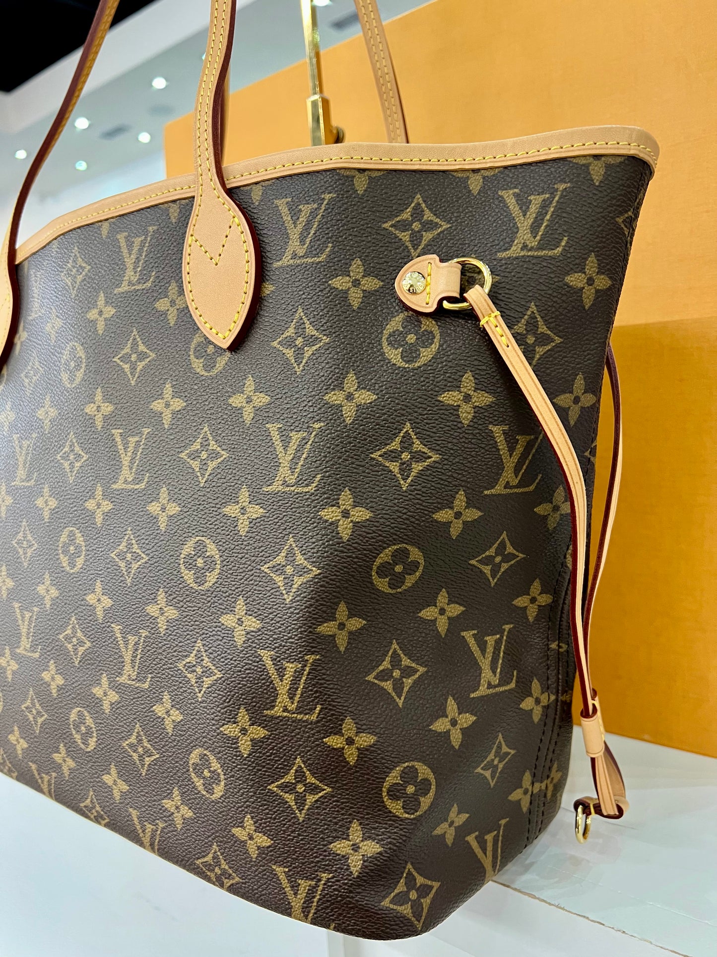 Neverfull MM Monogram/Tan