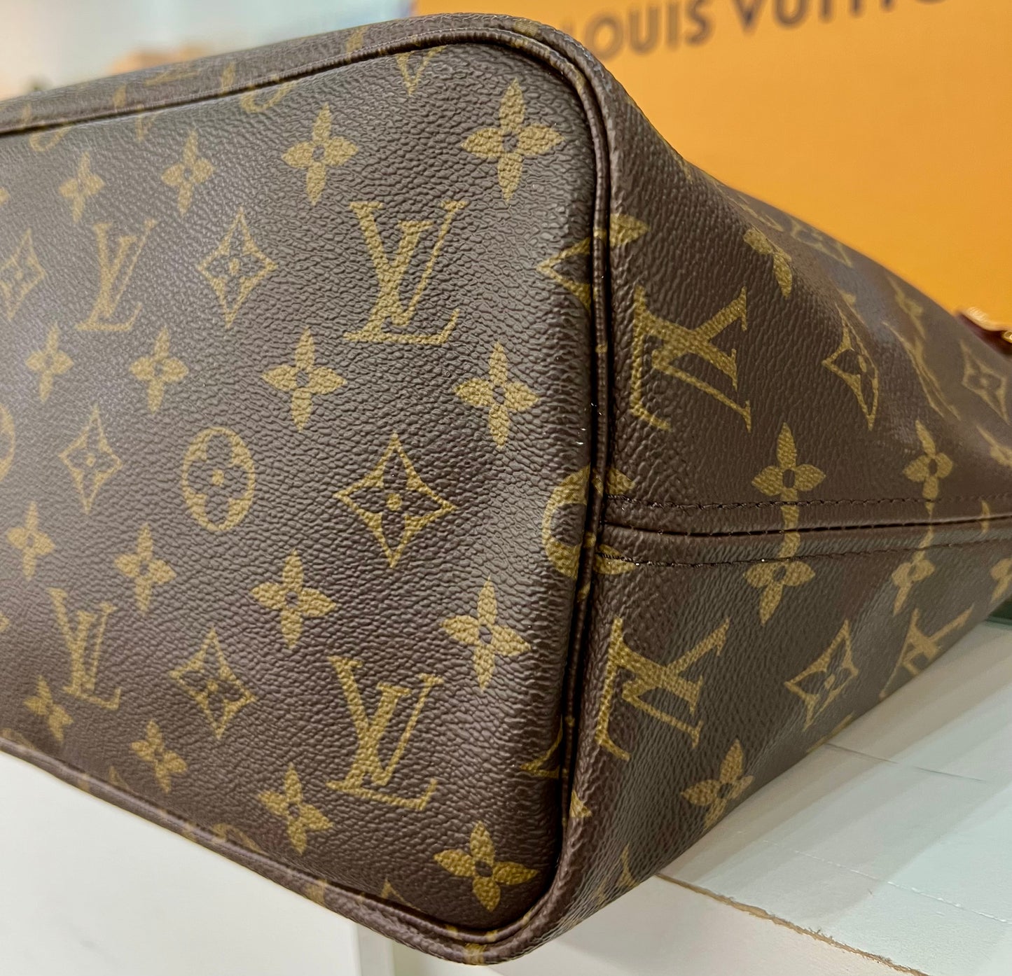 Neverfull MM Monogram/Tan